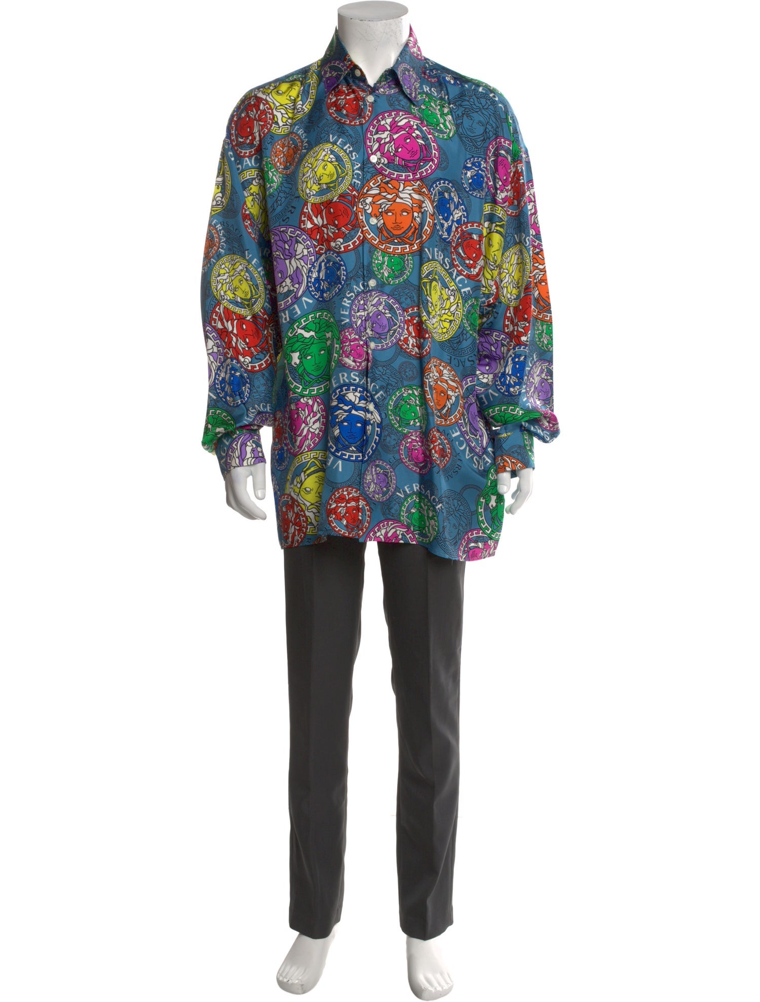 Versace Silk Printed Shirt