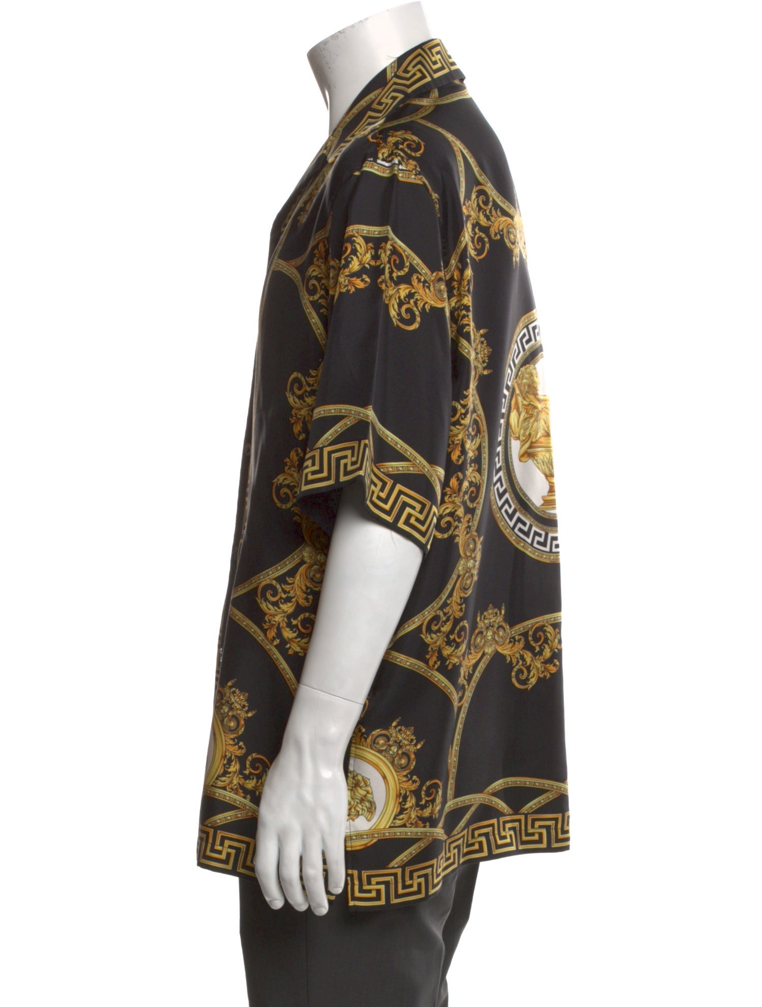 Versace Medusa Insignia Silk Shirt