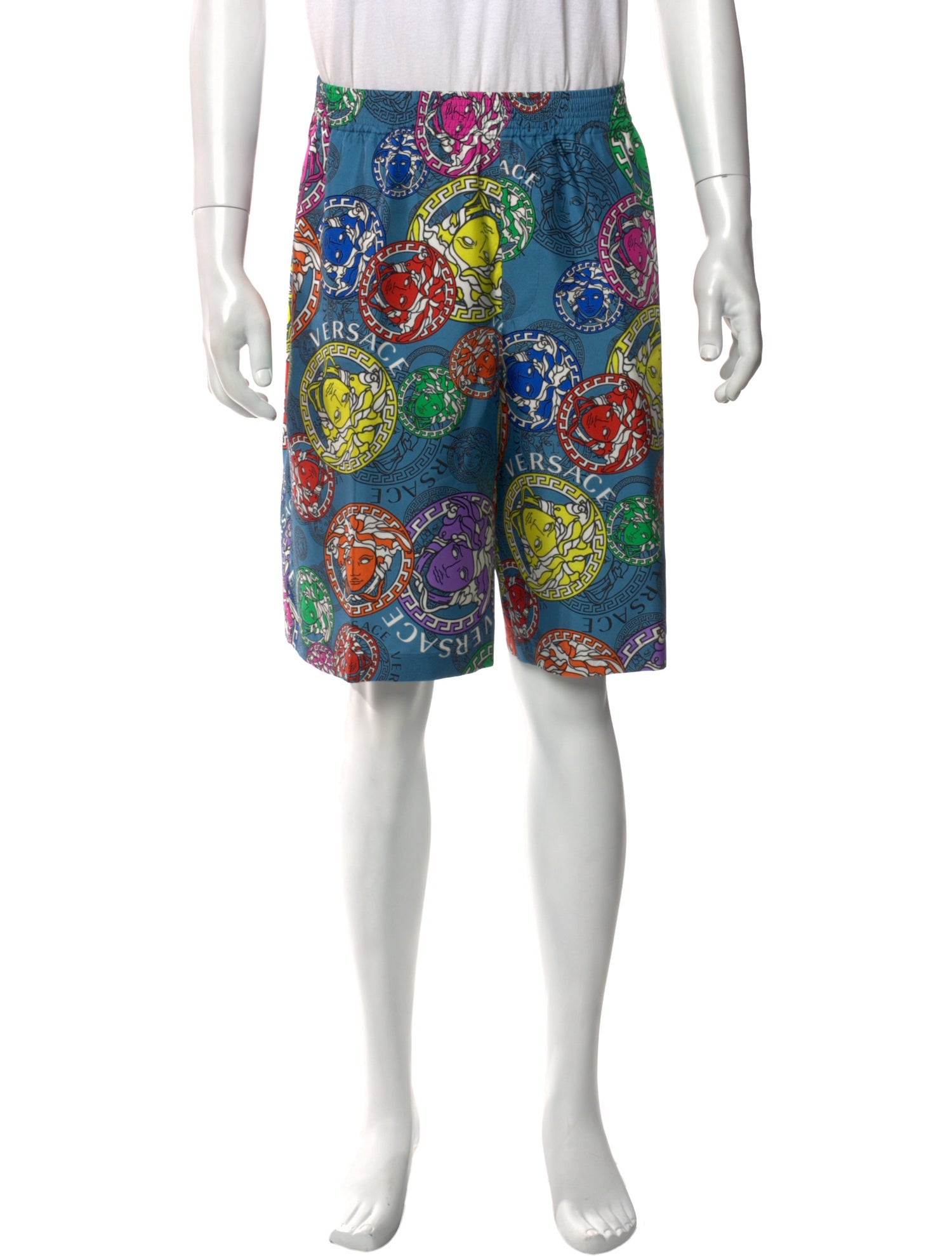 Versace Silk Jogger Shorts