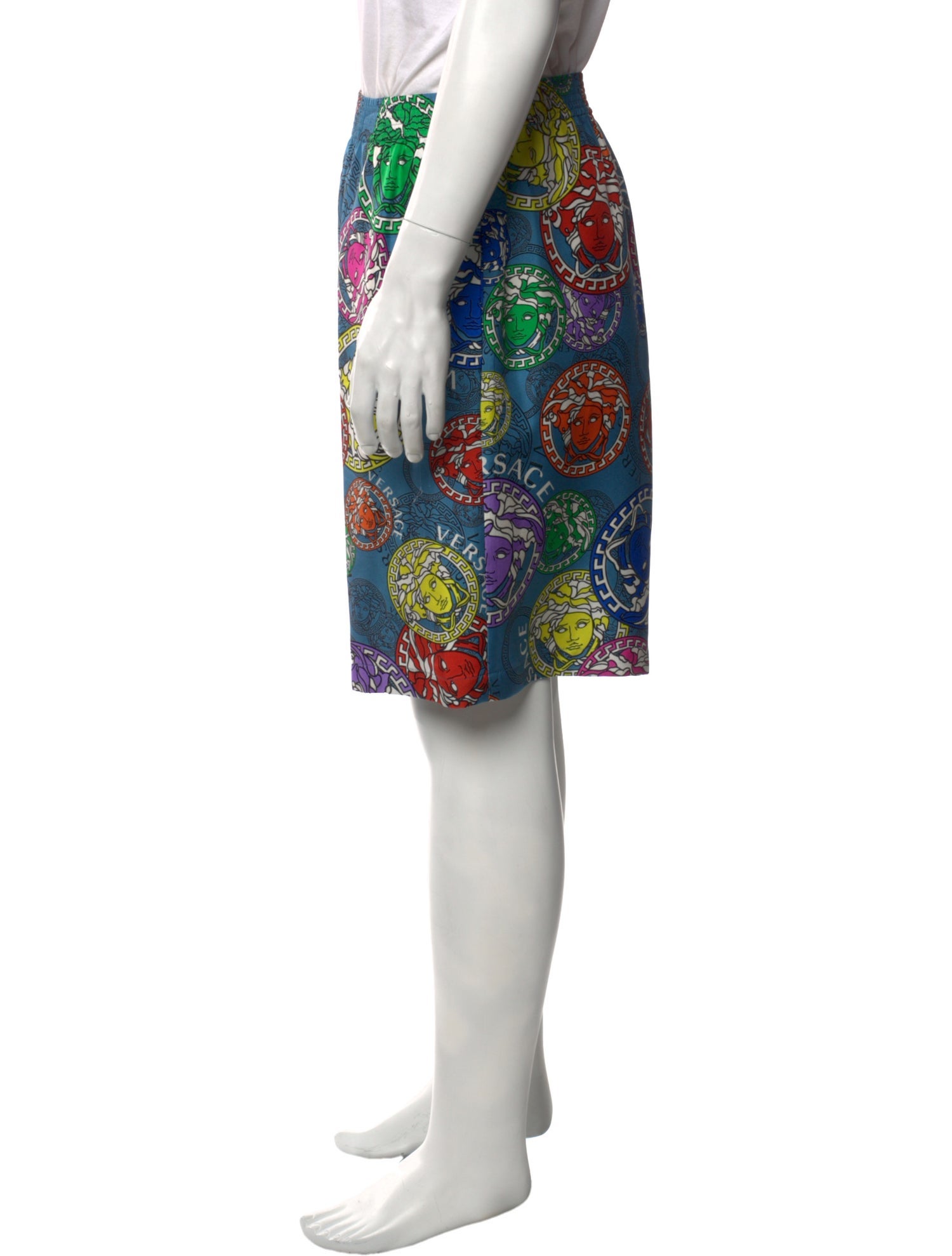 Versace Silk Jogger Shorts