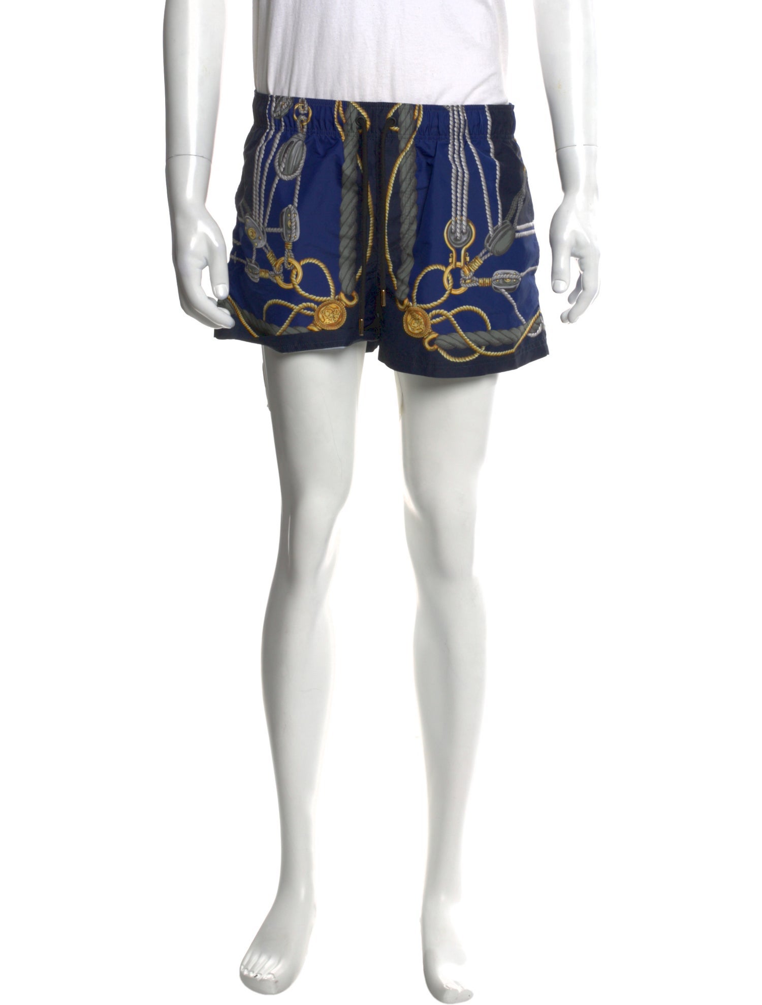 Versace Barocco Print Printed Swim Trunks