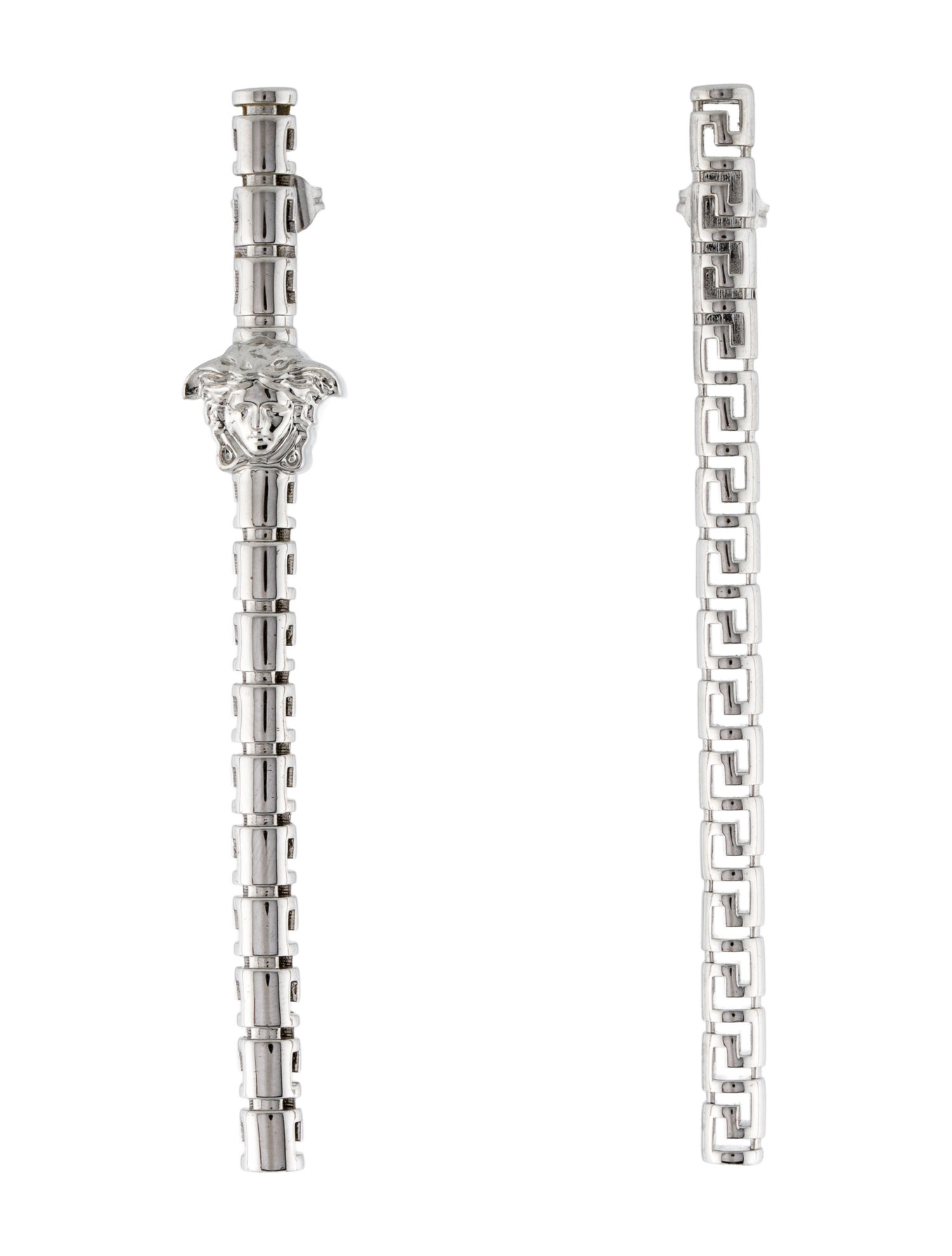 Versace 'La Medusa' Greca Drop Earrings
