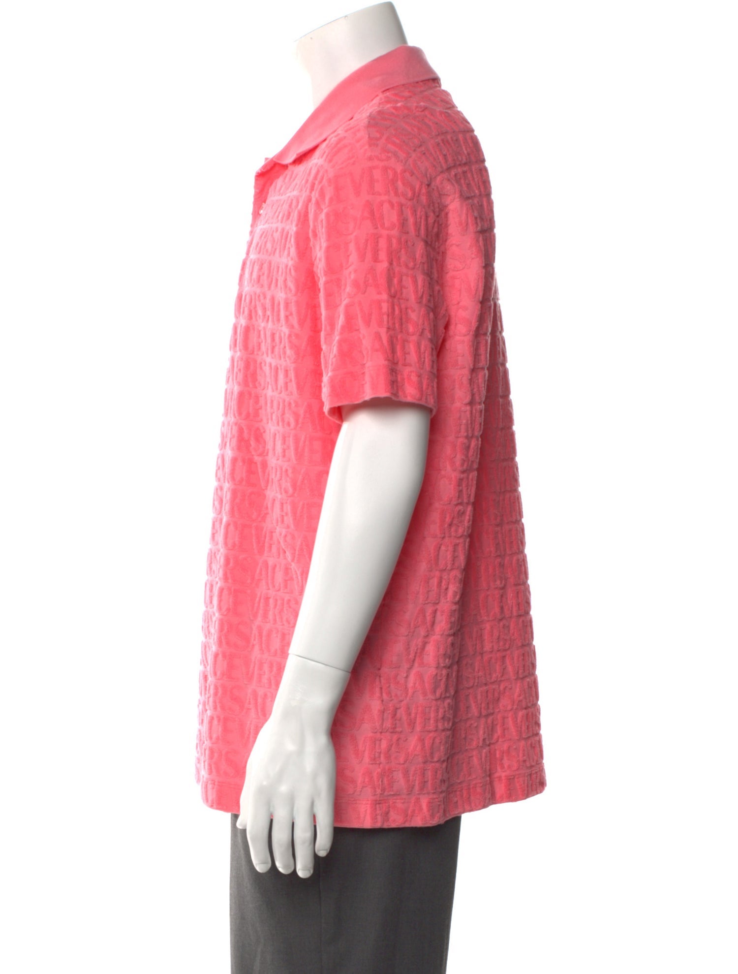 Versace Collar Short Sleeve Polo Shirt