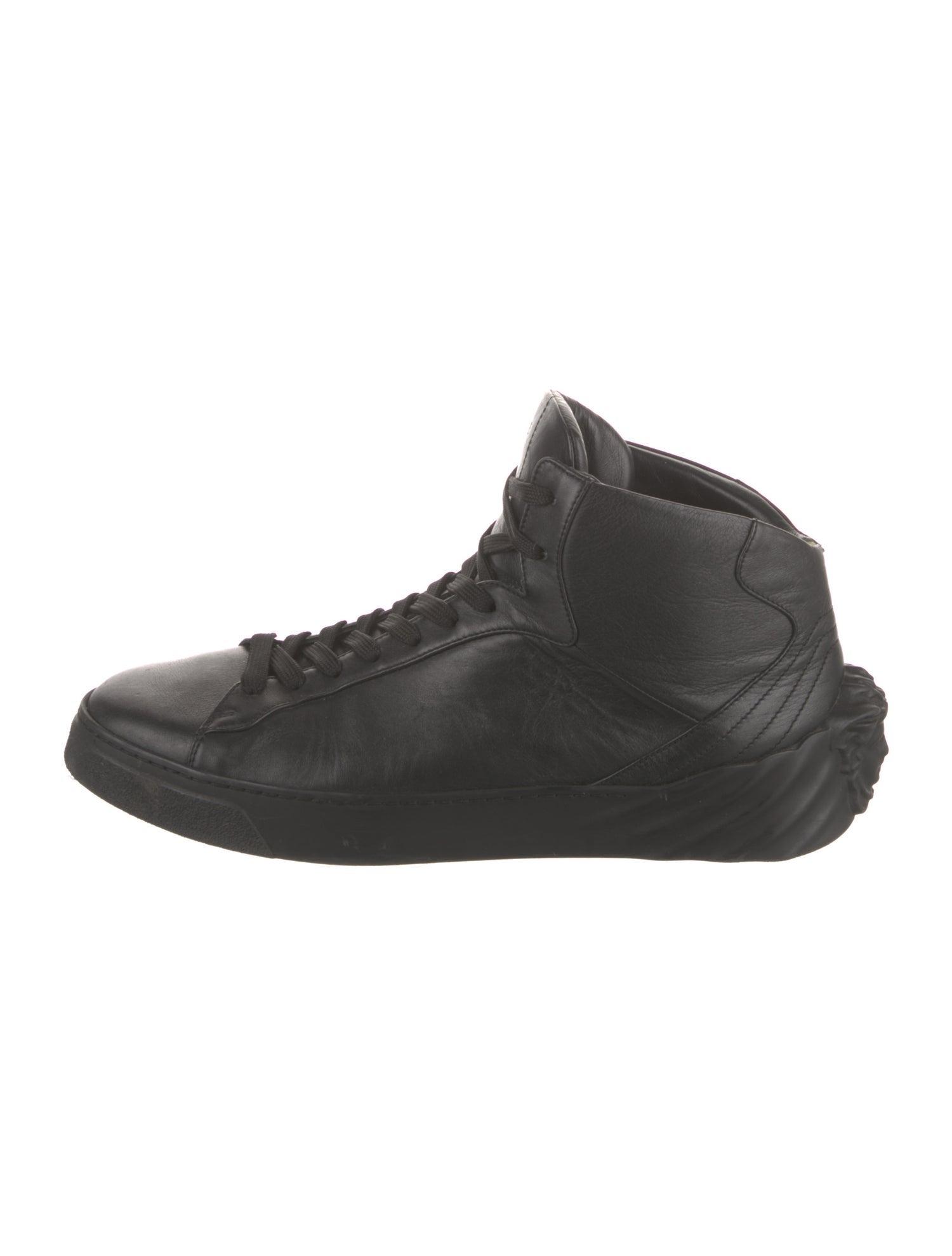 Versace Medusa Insignia Leather Sneakers