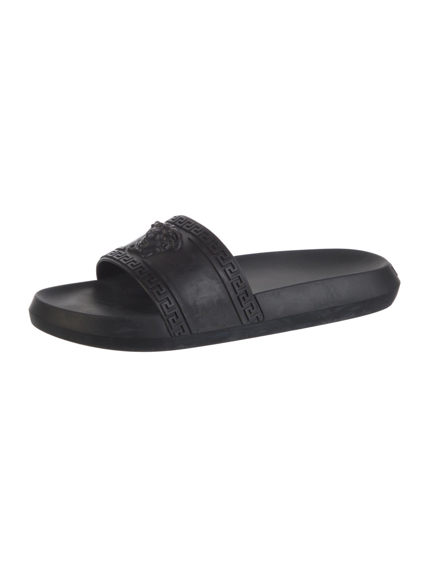 Versace Grecca Pattern Rubber Slides