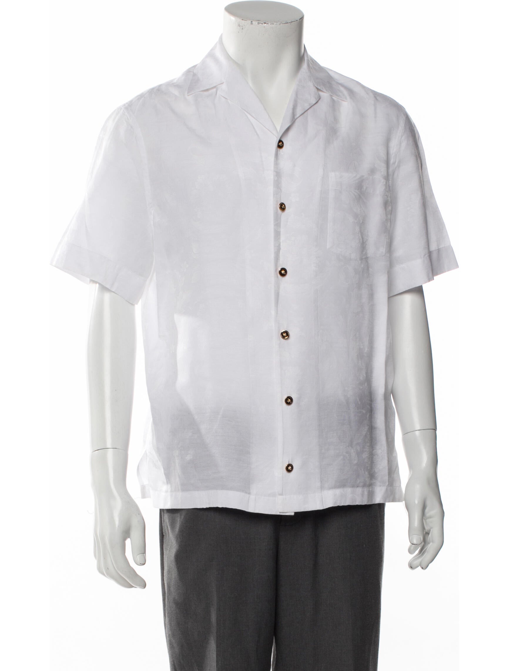 Versace Medusa Insignia Short Sleeve Shirt