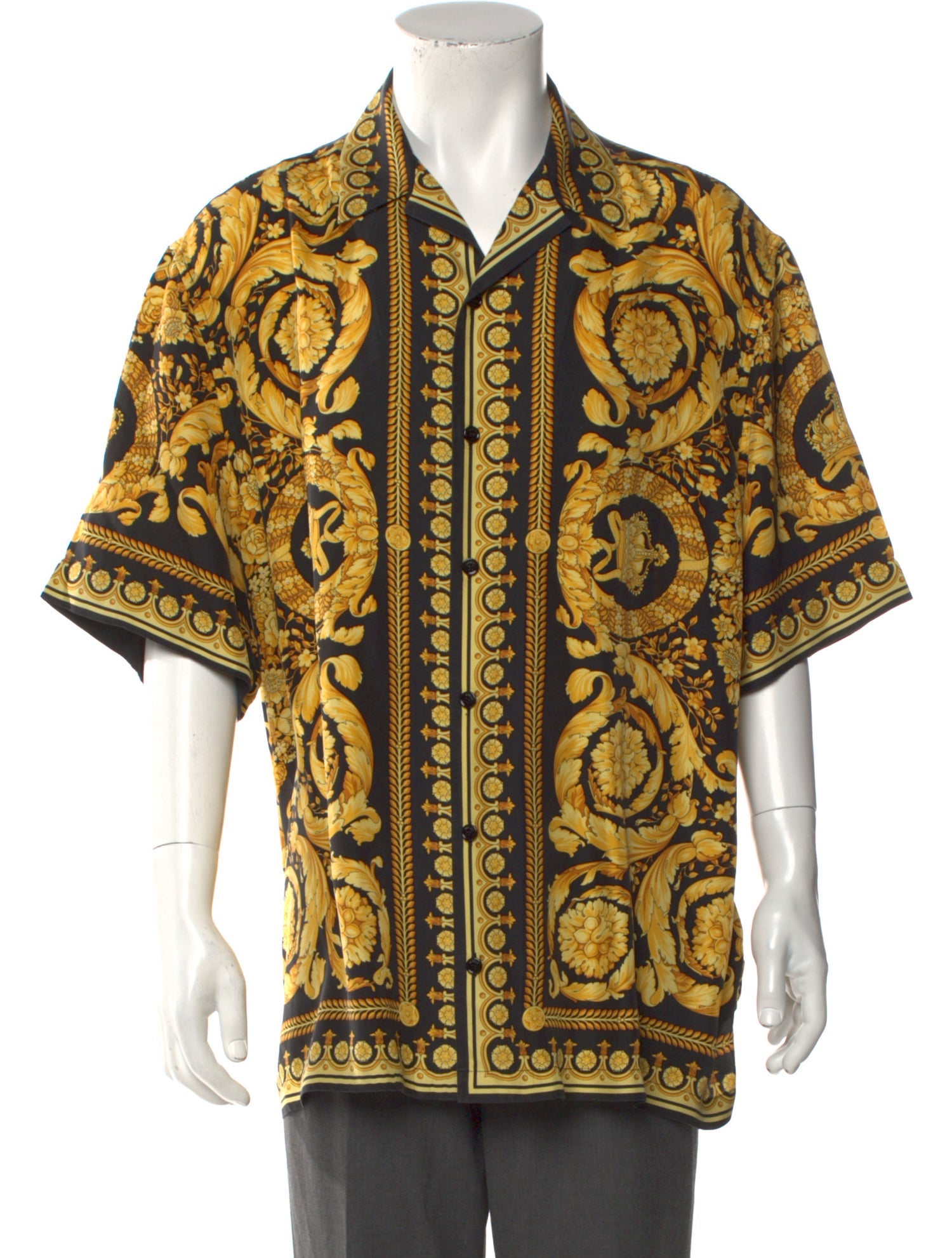 Versace Silk Printed Shirt