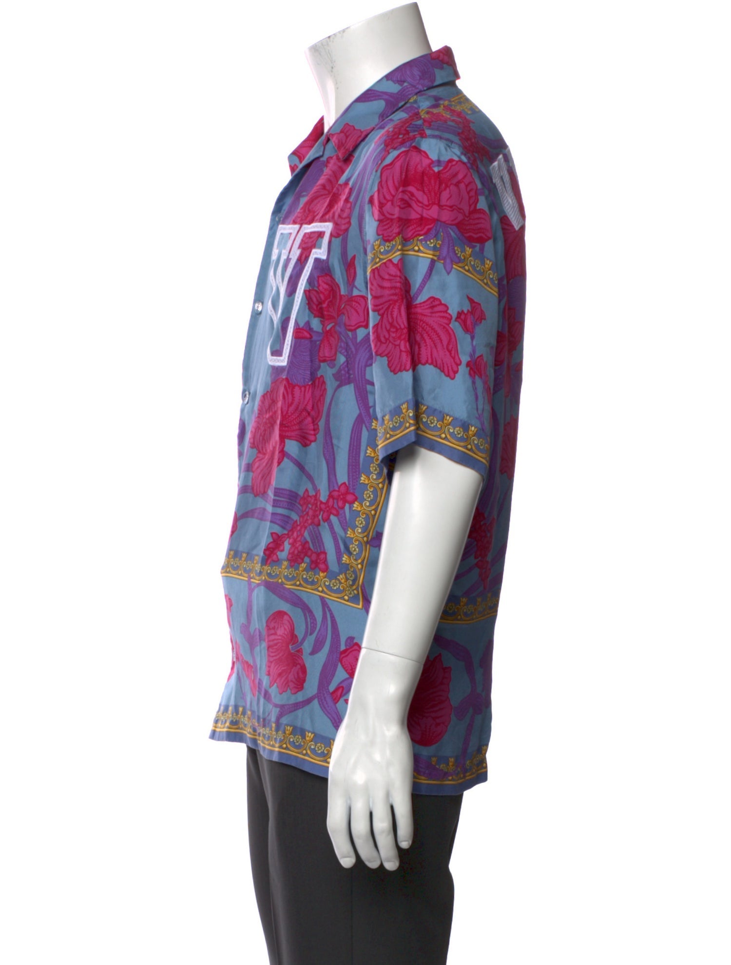 Versace Silk Printed Shirt