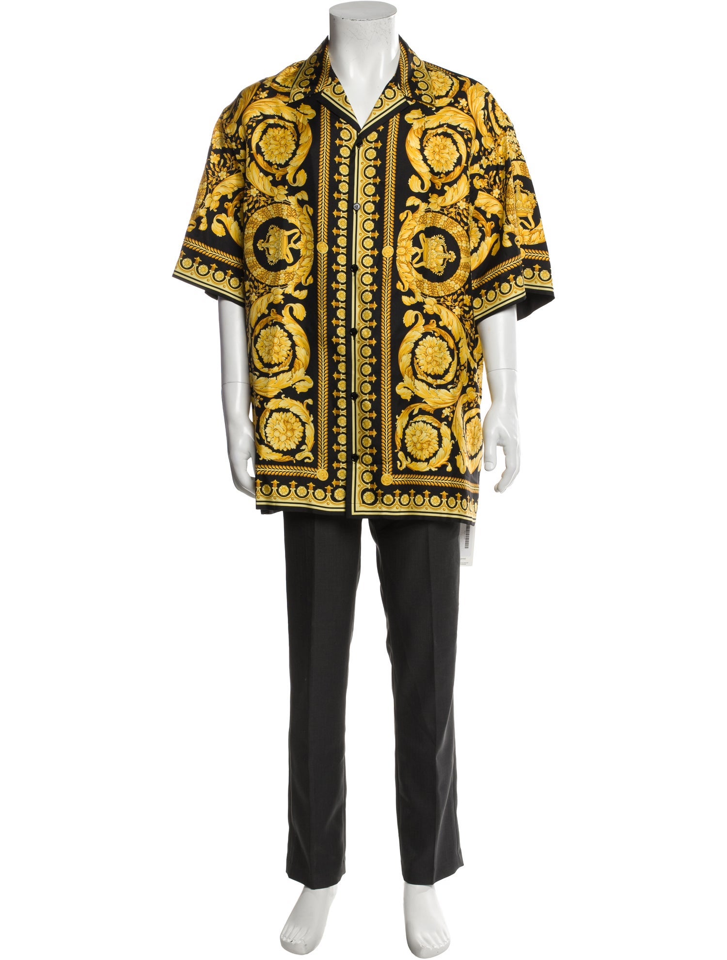 Versace Silk Printed Shirt w/ Tags