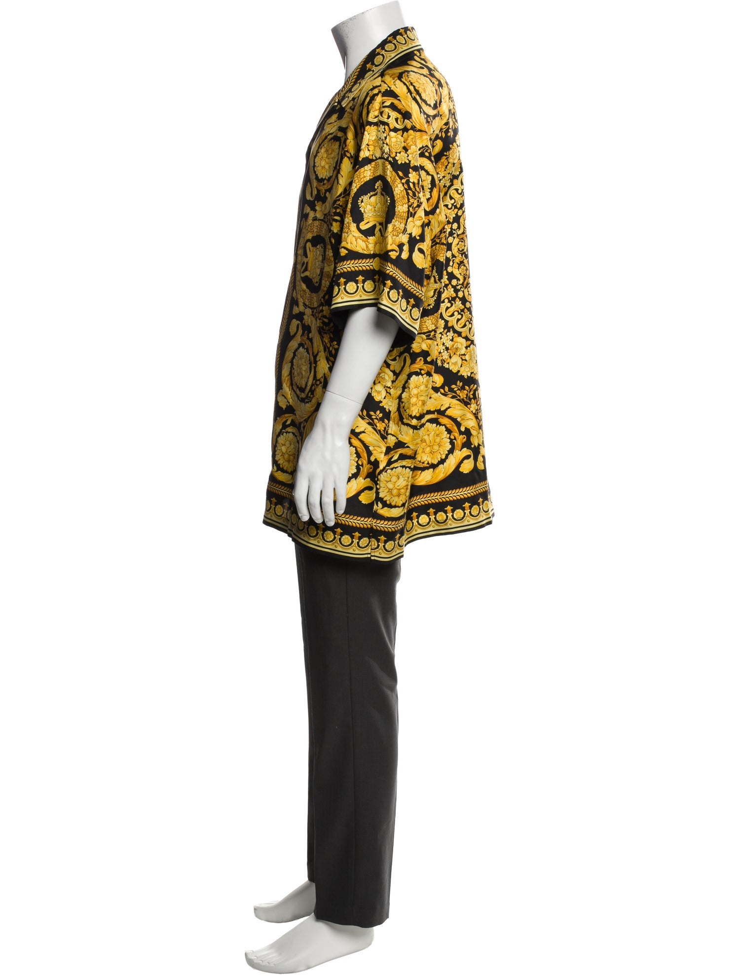 Versace Silk Printed Shirt w/ Tags