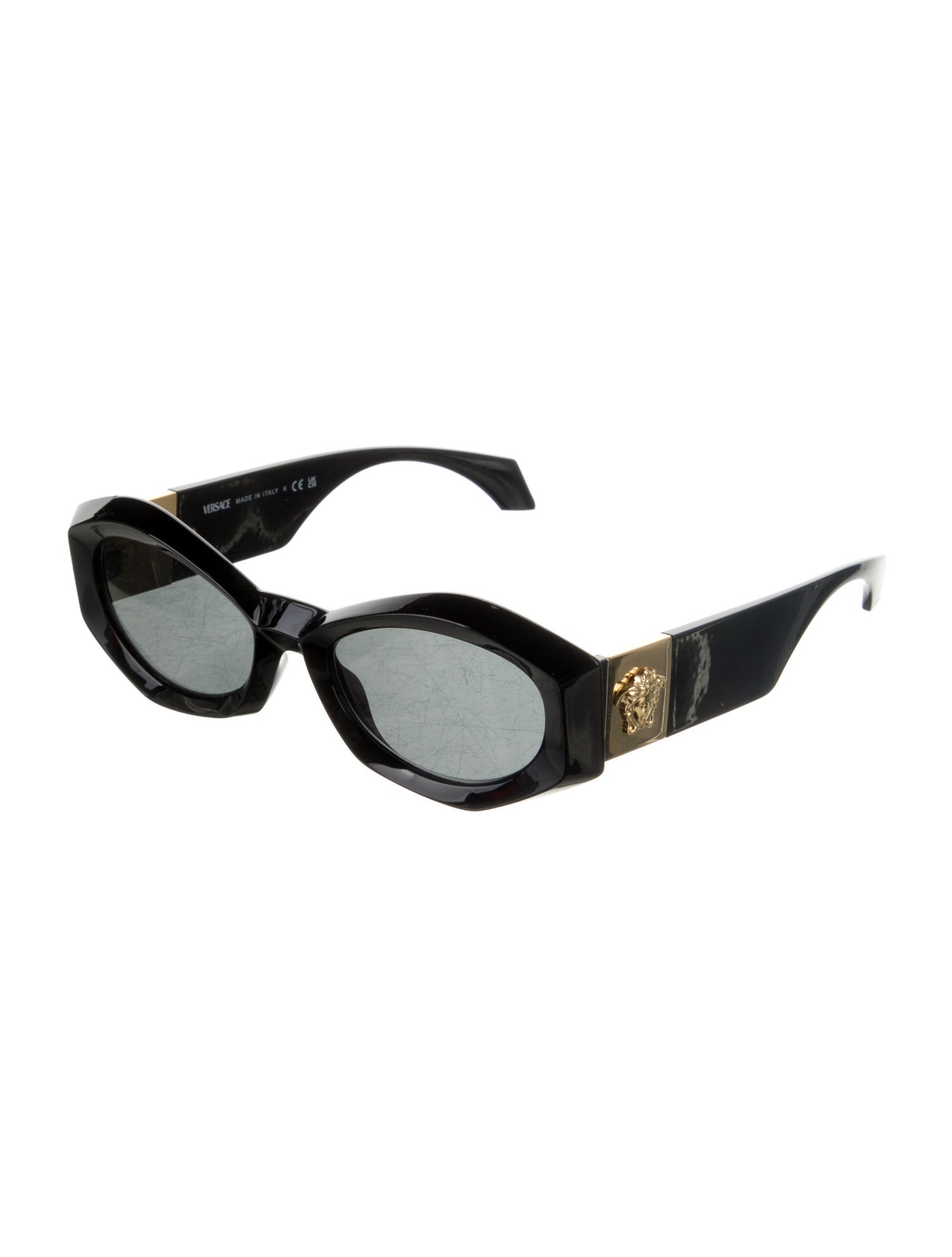 Versace Medusa Insignia Cat-Eye Sunglasses