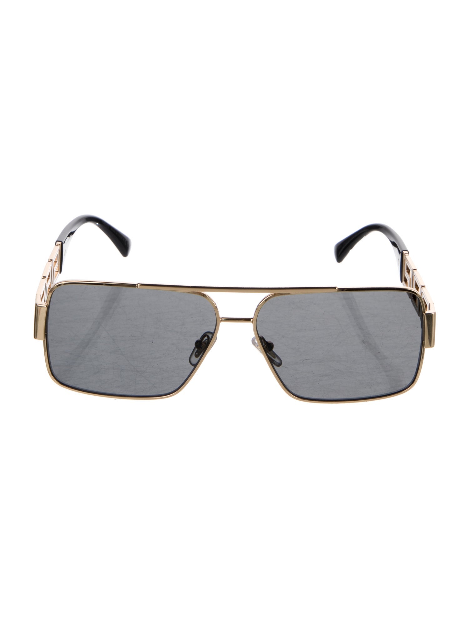 Versace Medusa Insignia Aviator Sunglasses