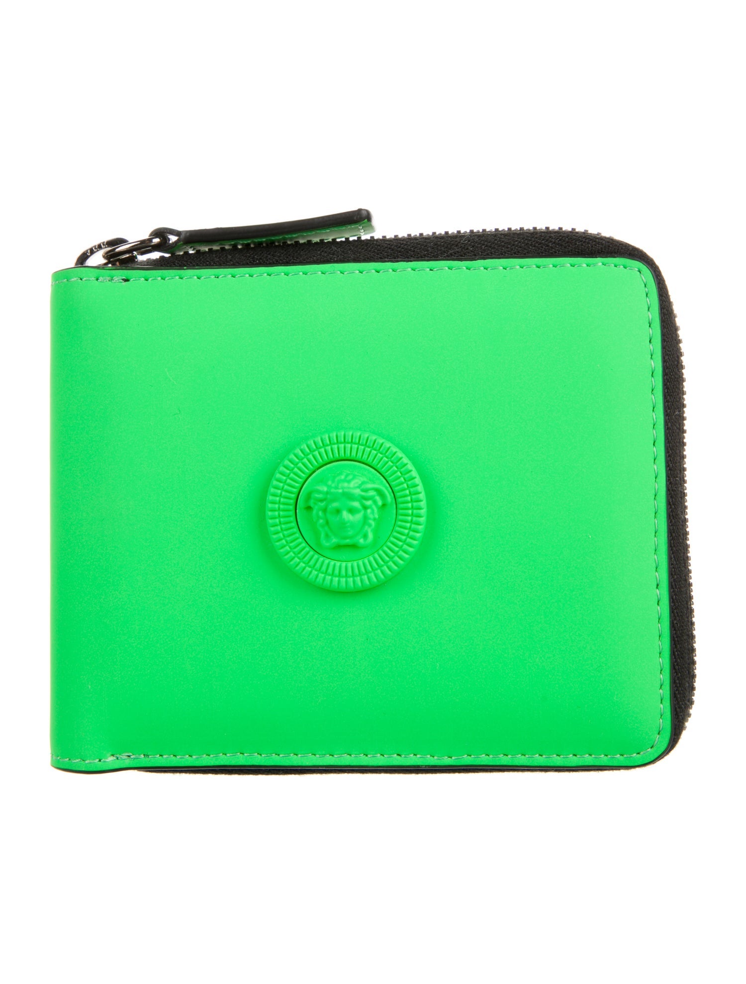 Versace Medusa Insignia Compact Wallet w/ Tags