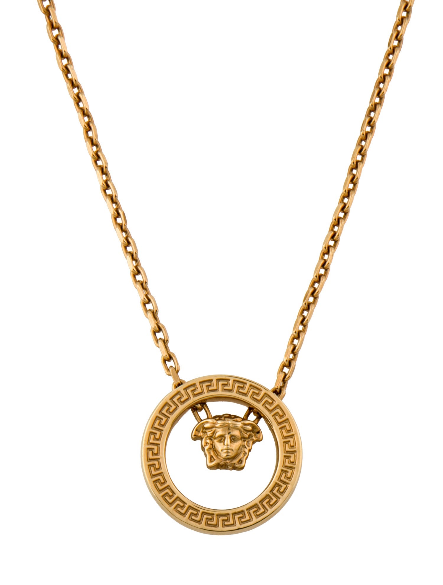 Versace Medusa Ring Necklace