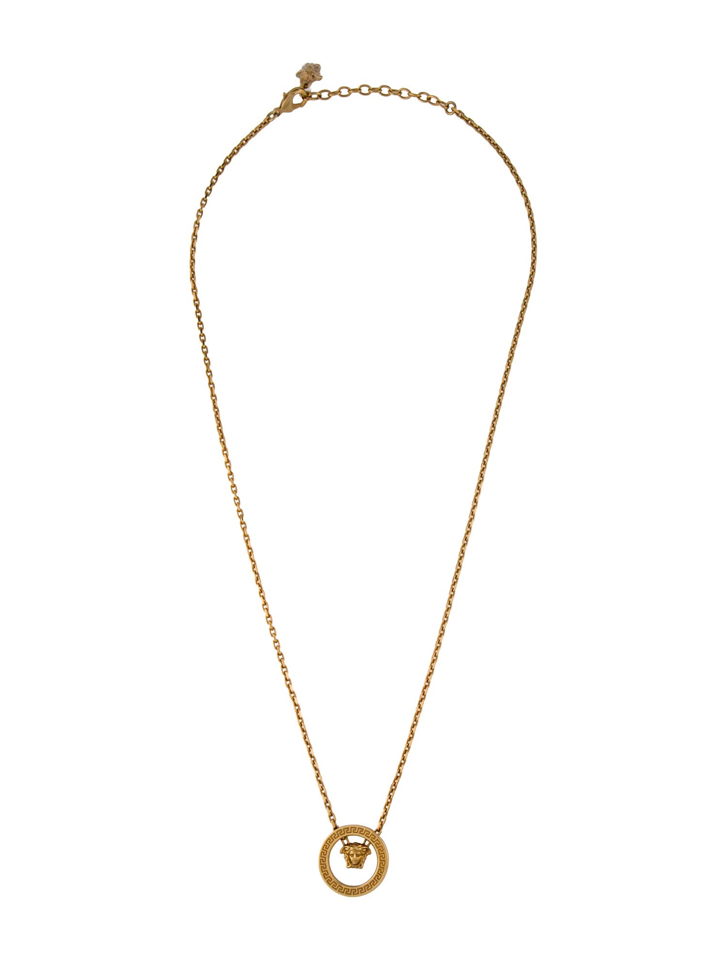 Versace Medusa Ring Necklace