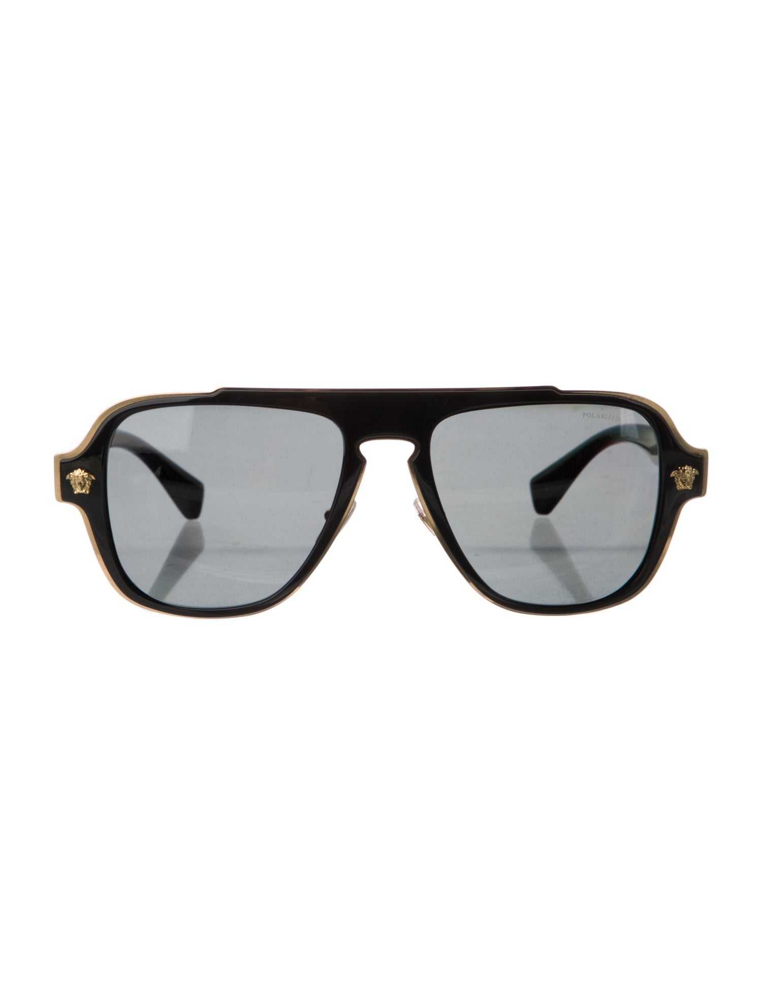 Versace Medusa Insignia Aviator Sunglasses w/ Tags
