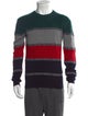 Versace Striped Crew Neck Pullover
