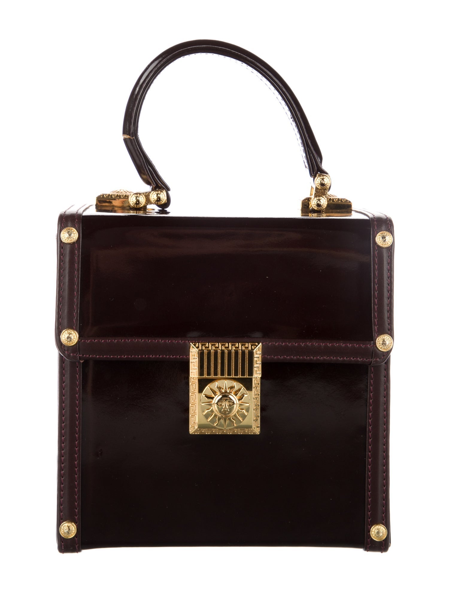 Versace Patent Leather Vanity Case