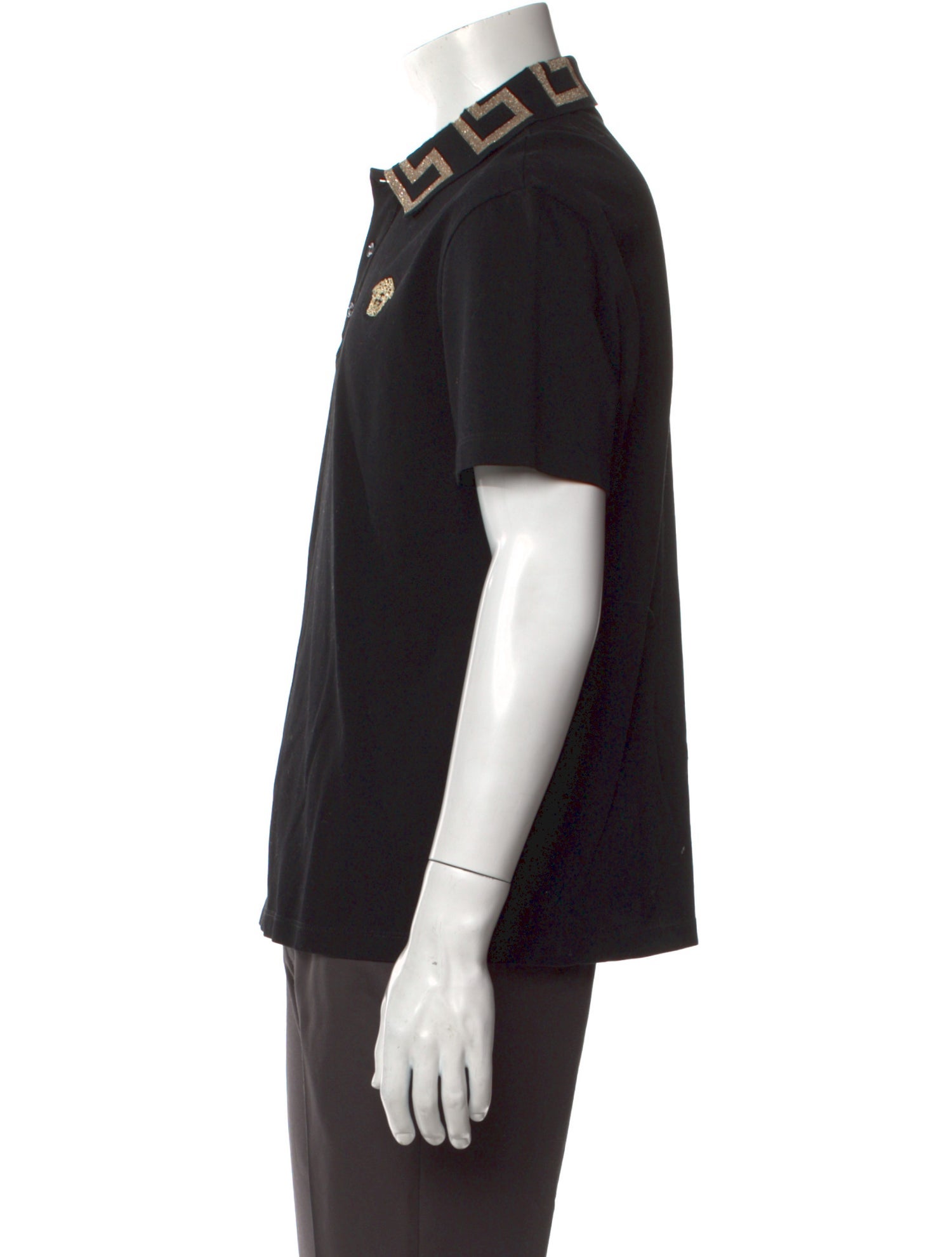 Versace Collar Short Sleeve Polo Shirt