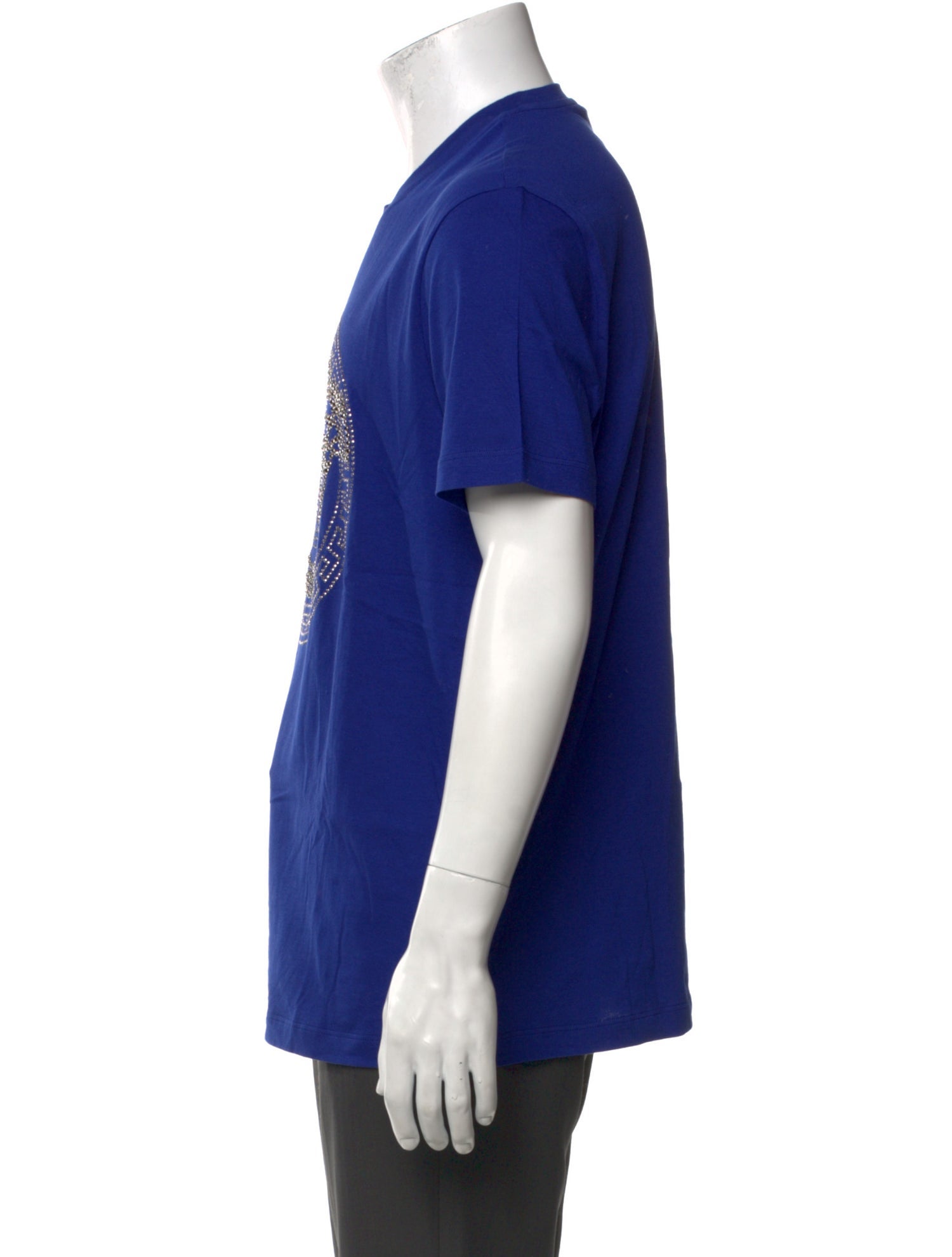 Versace Graphic Print V-Neck T-Shirt w/ Tags