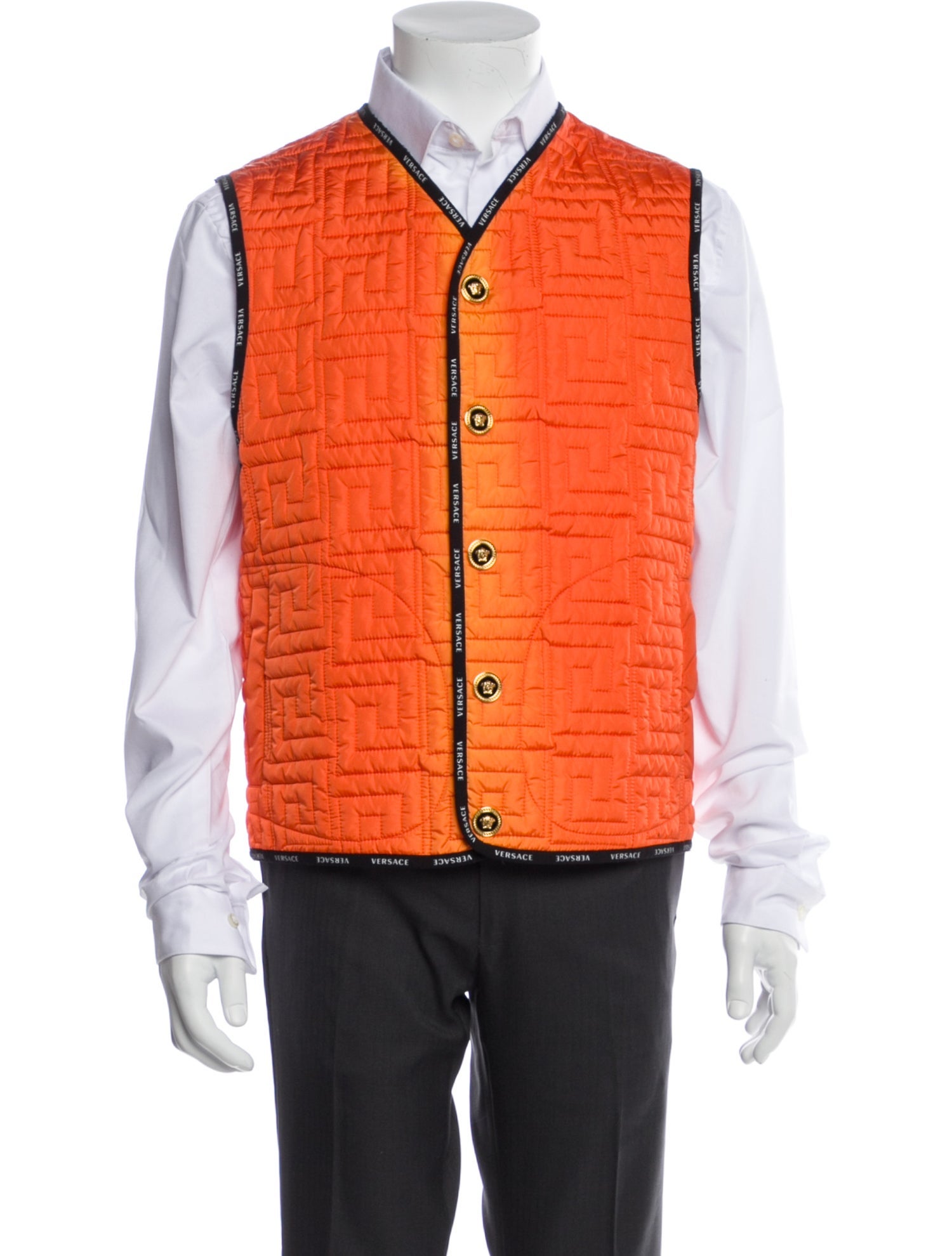 Versace Graphic Print Vest