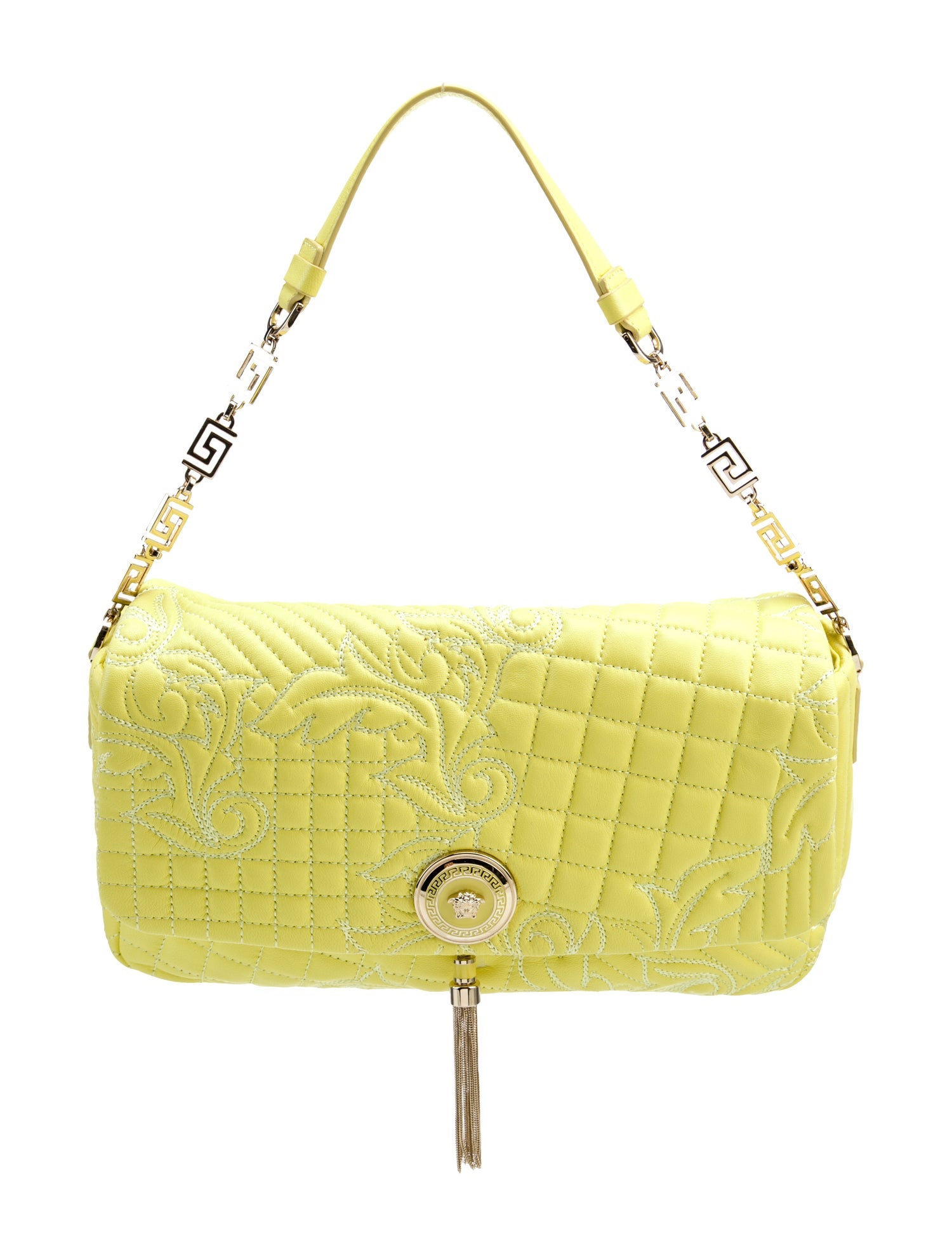 Versace Medusa Quilted-Nappa La Medusa Shoulder Bag