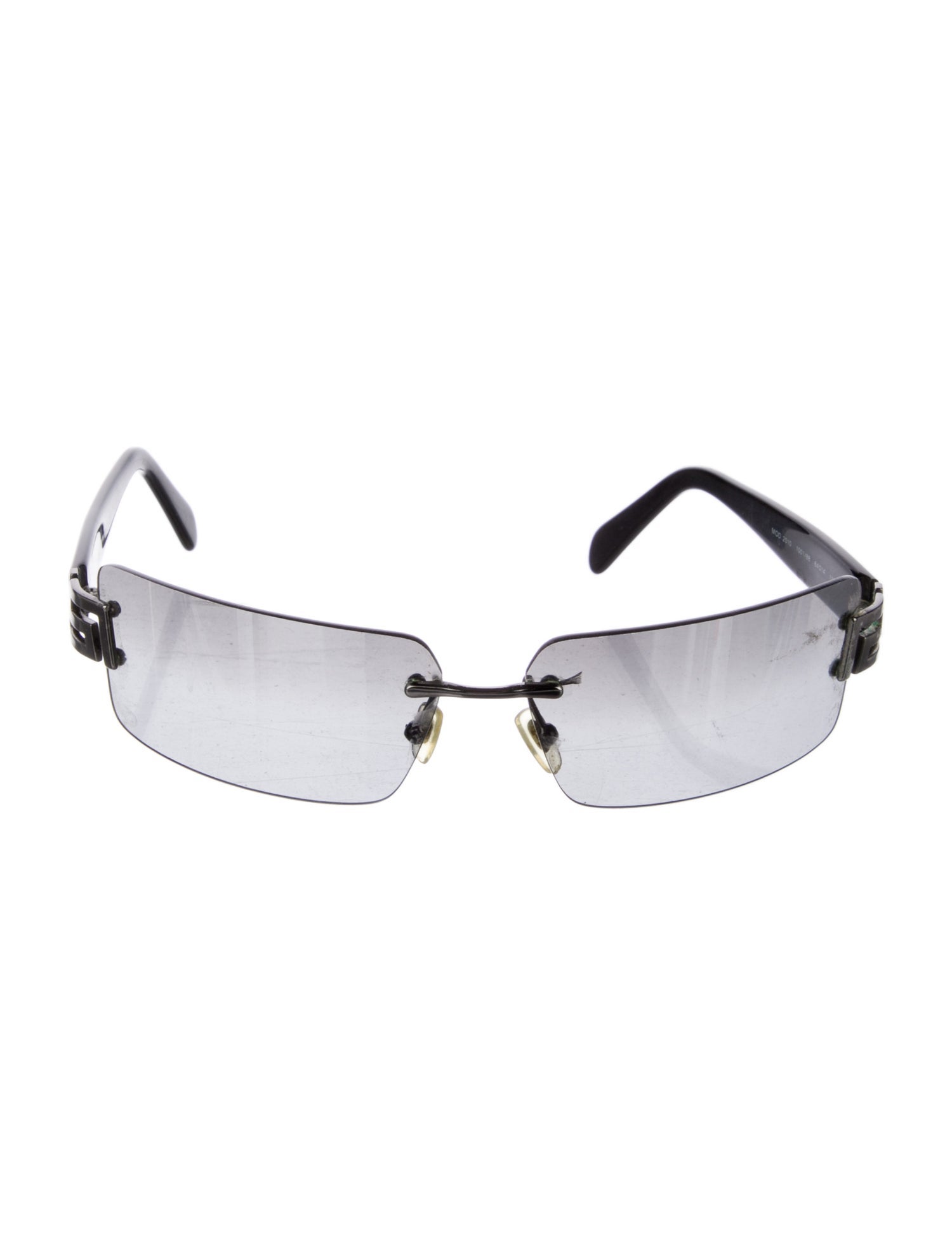 Versace Shield Mirrored Sunglasses