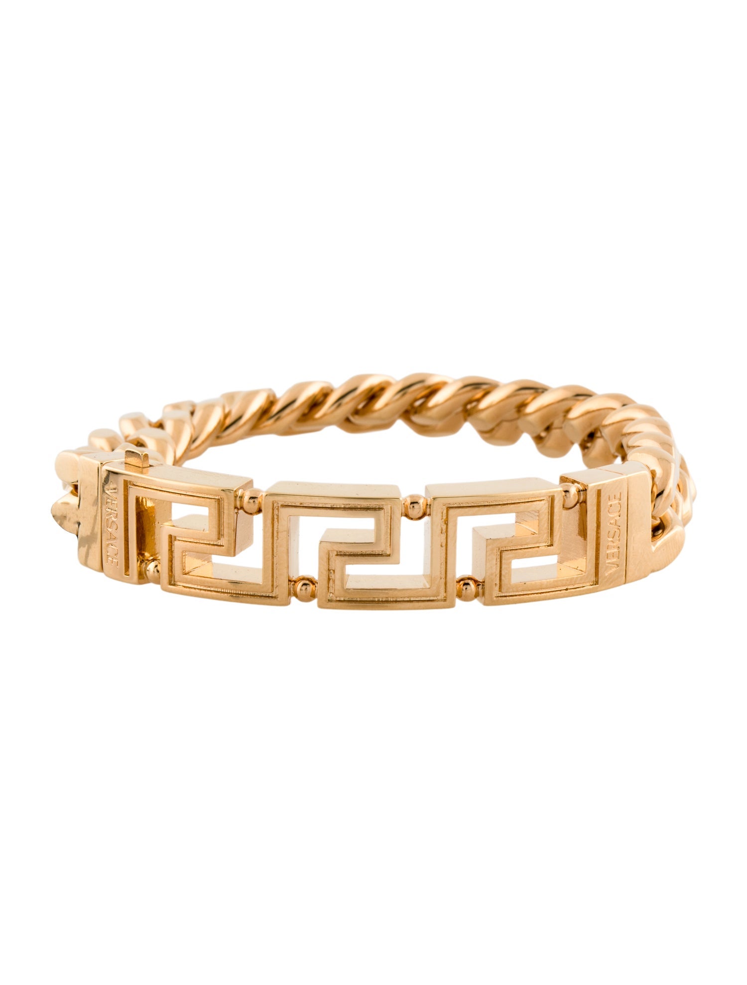 Versace Greca Link Bracelet w/ Tags