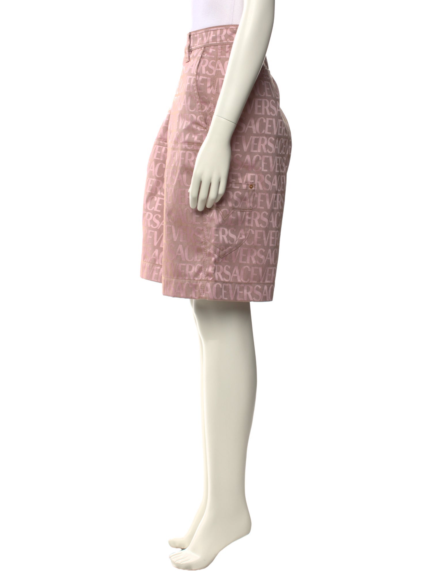 Versace Printed Knee-Length Shorts