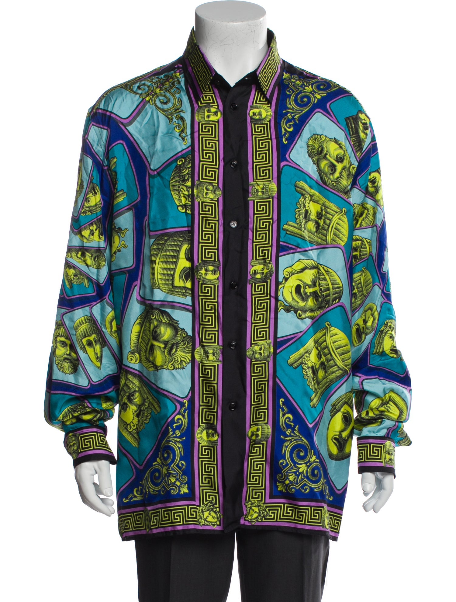 Versace Silk Printed Shirt