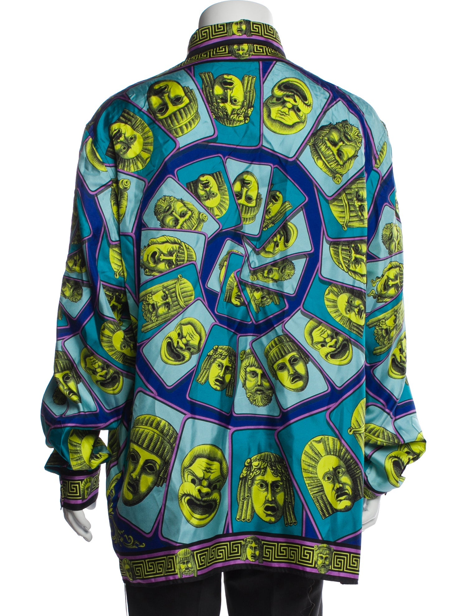 Versace Silk Printed Shirt