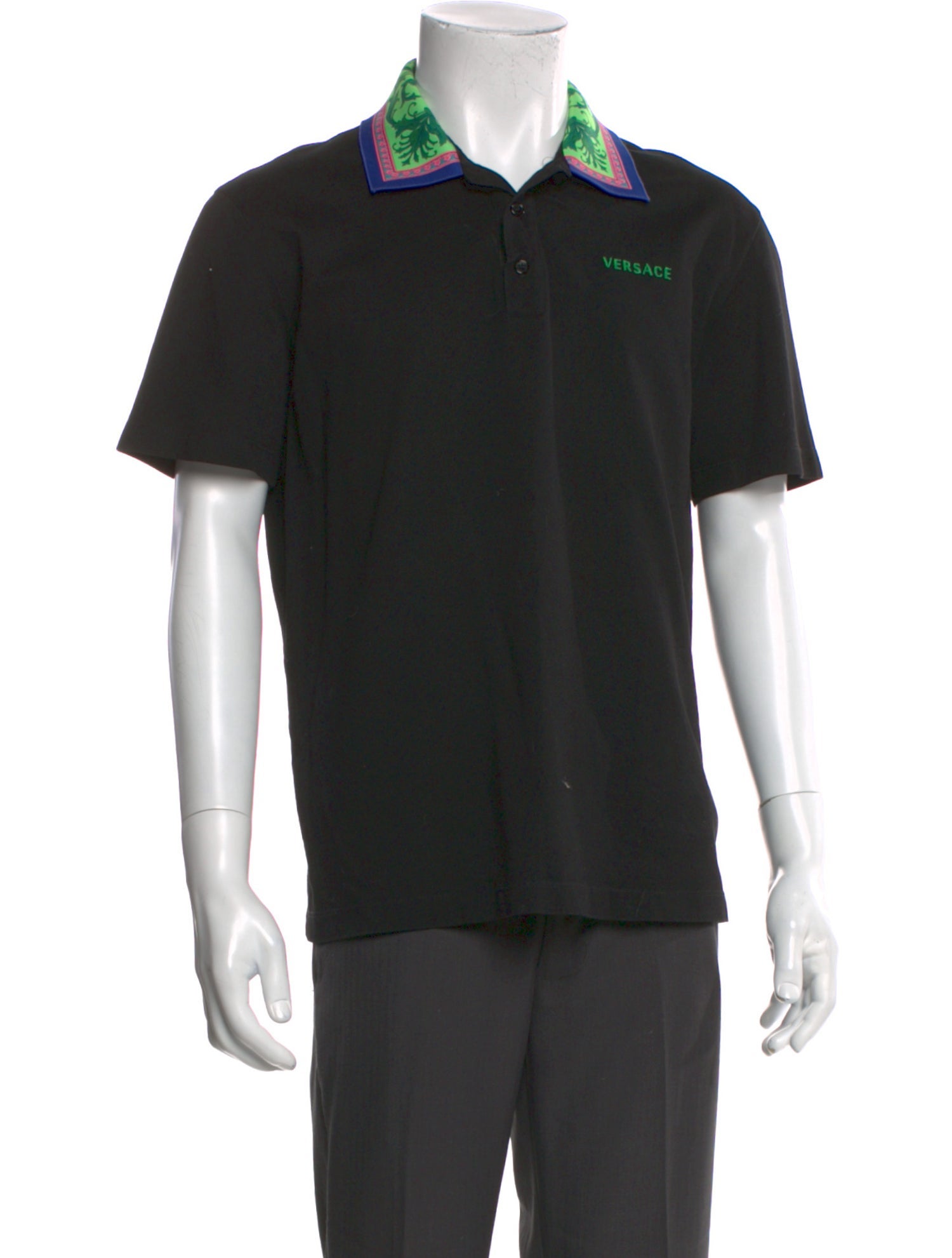 Versace Collar Short Sleeve Polo Shirt