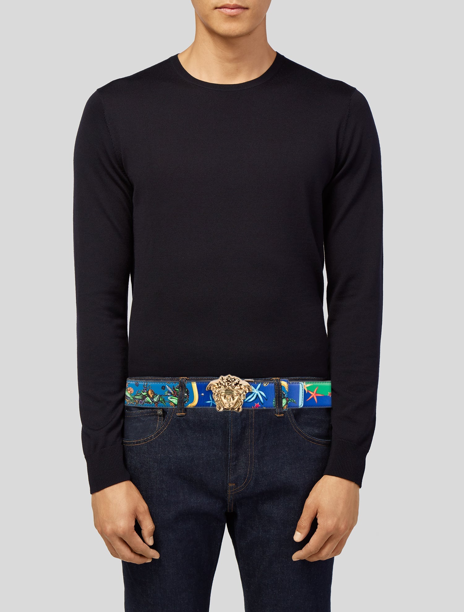 Versace Reversible Medusa Insignia Belt Kit