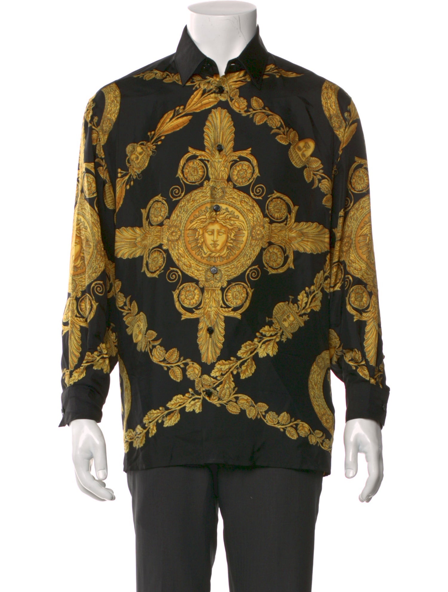 Versace Silk Printed Shirt