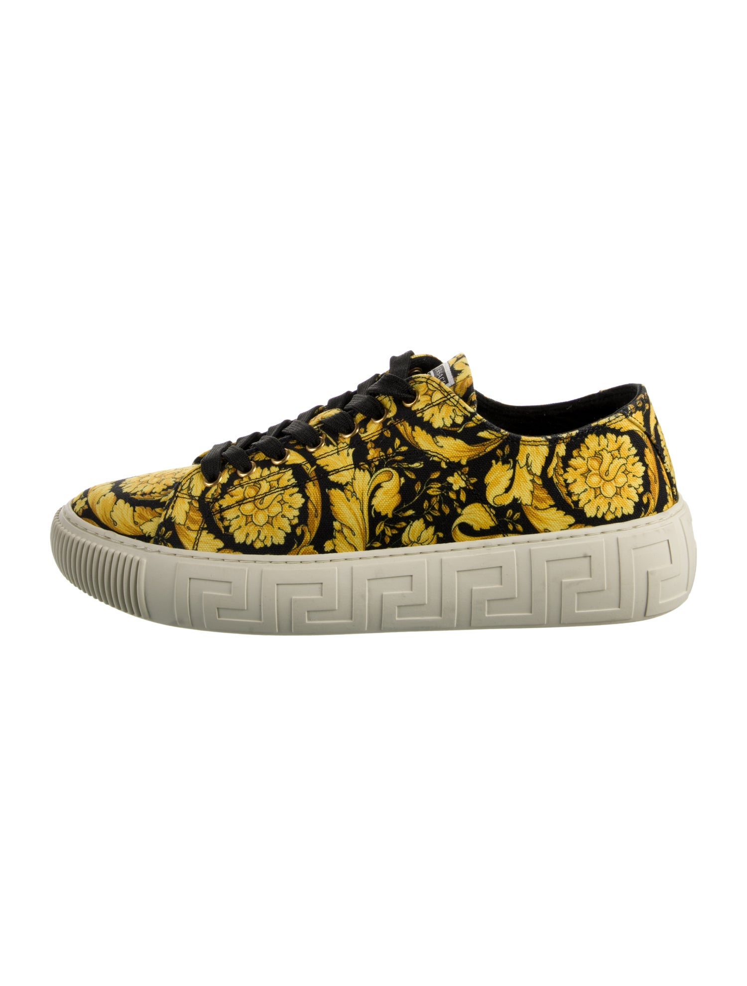 Versace Canvas Printed Sneakers