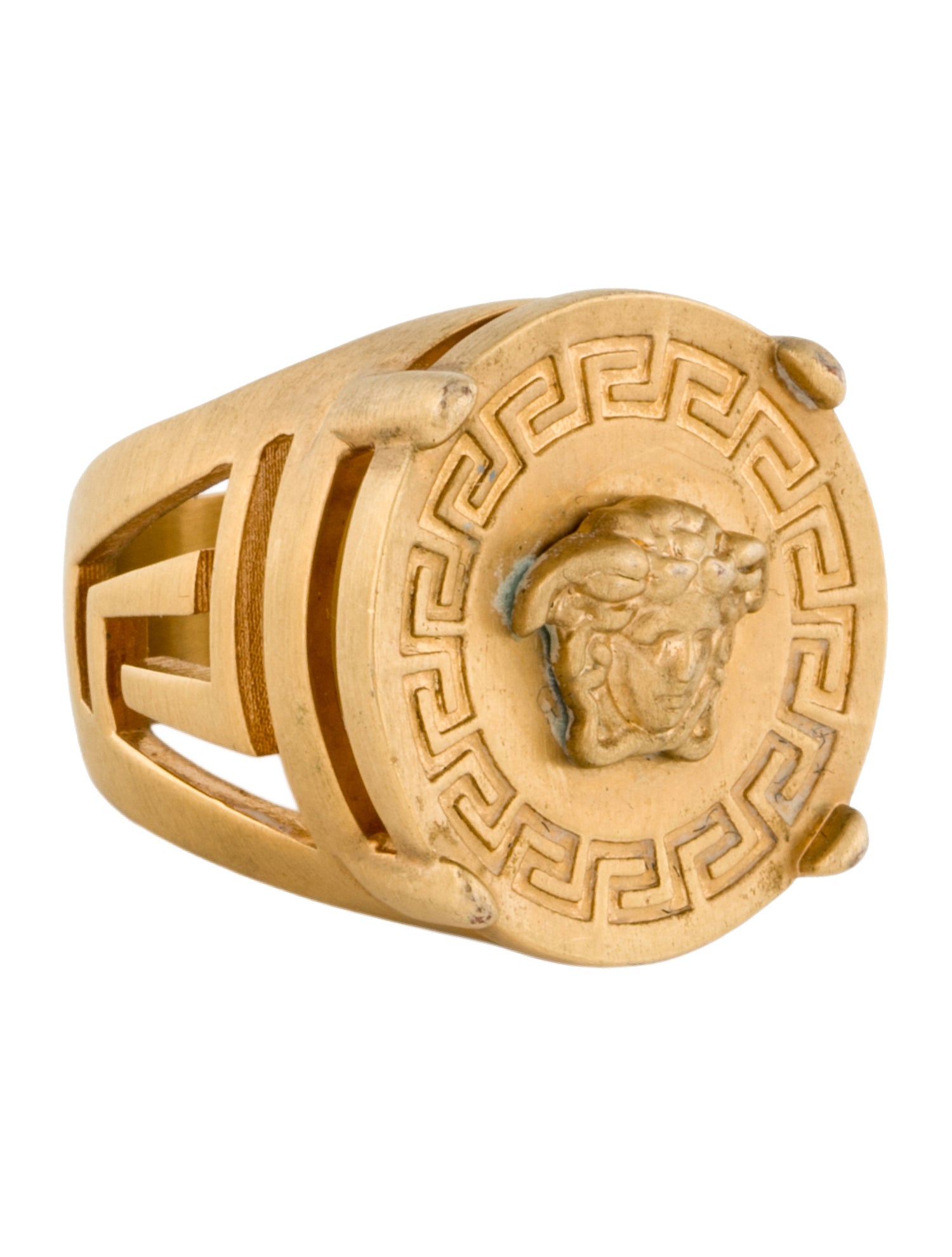 Versace Rapper Medusa Signet Ring