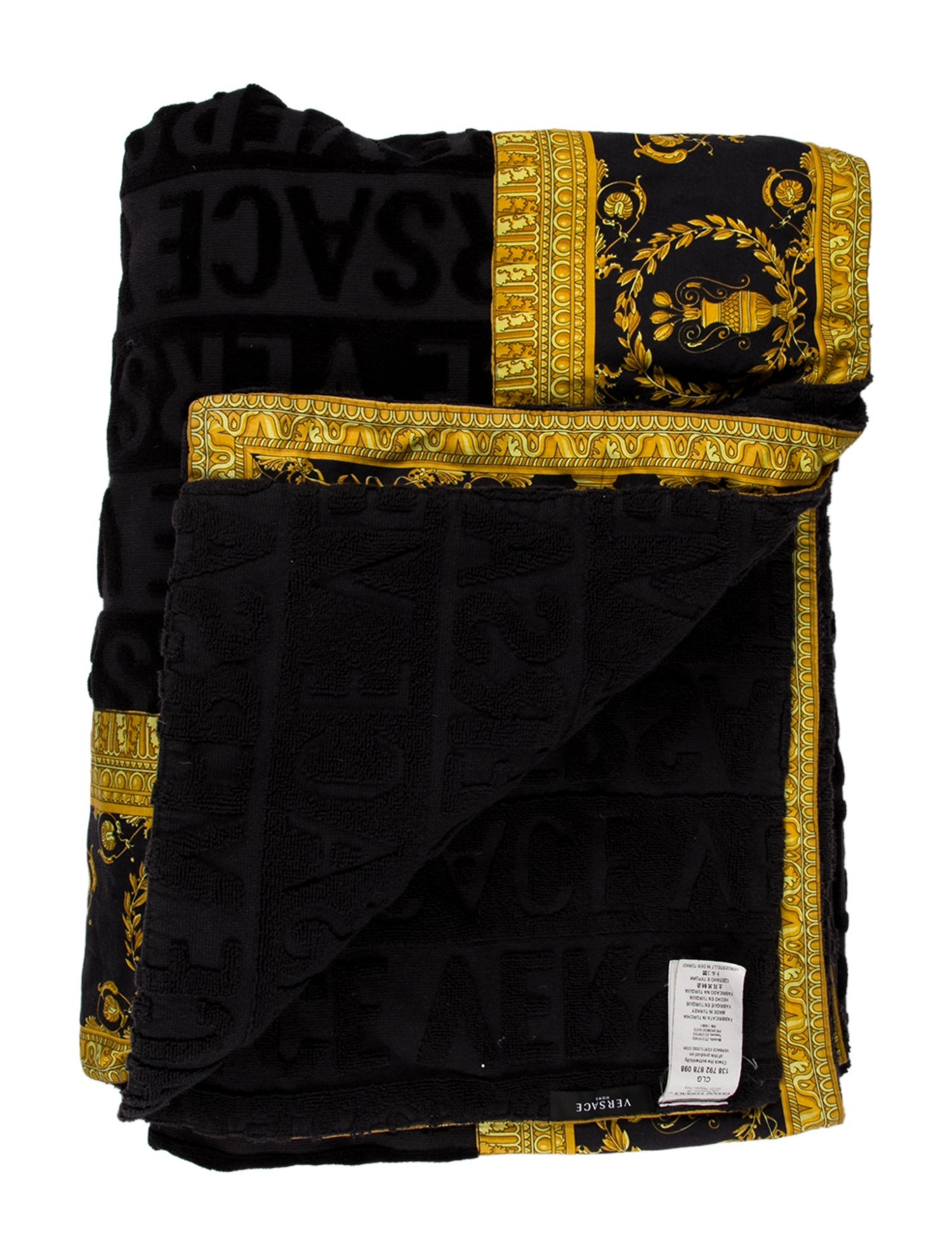 Versace I ♡ Baroque Beach Towel