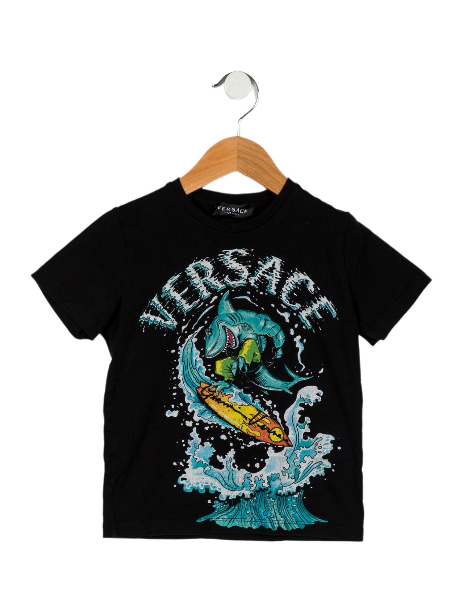 Versace Boys' Shark Graphic T-Shirt