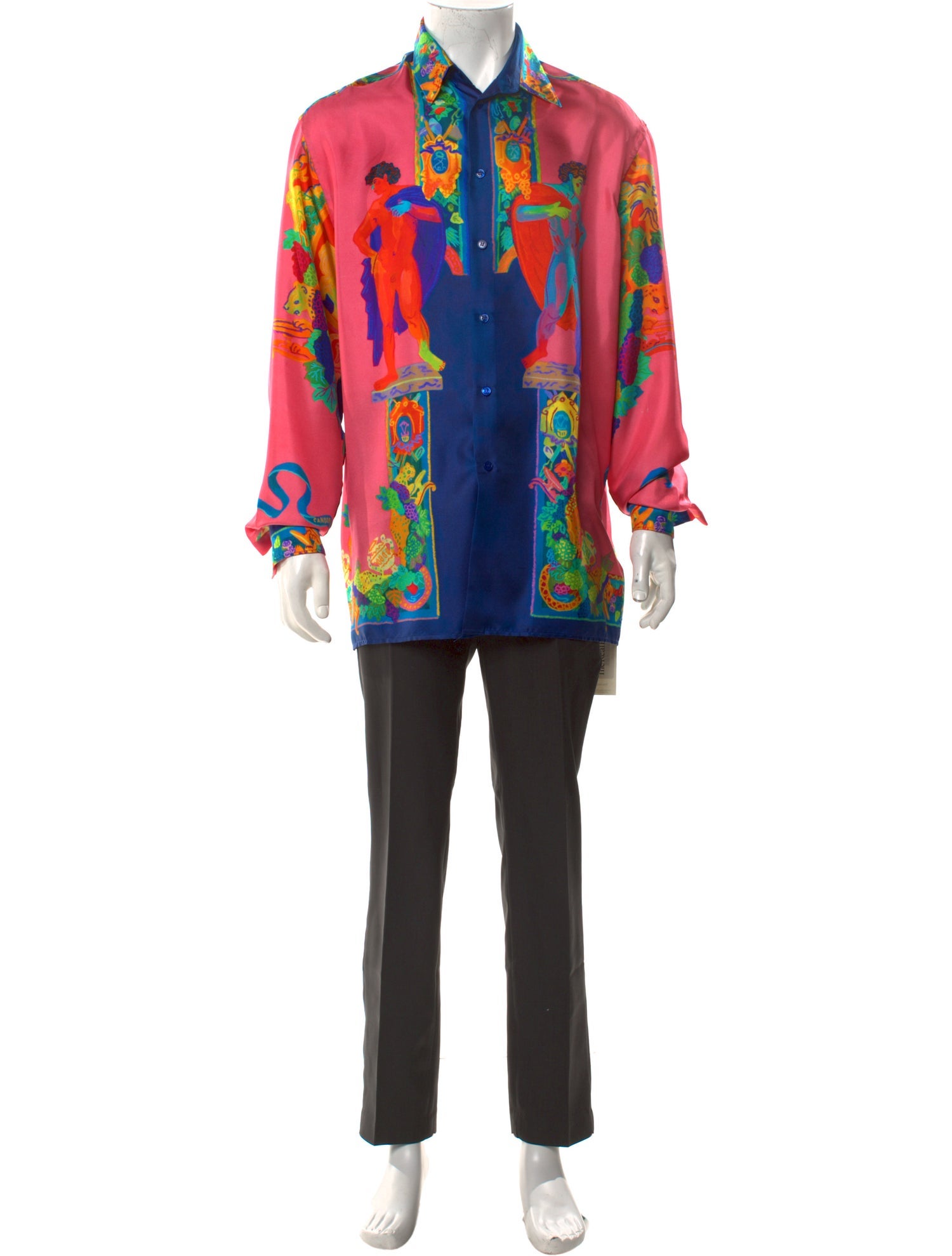 Versace Silk Printed Shirt