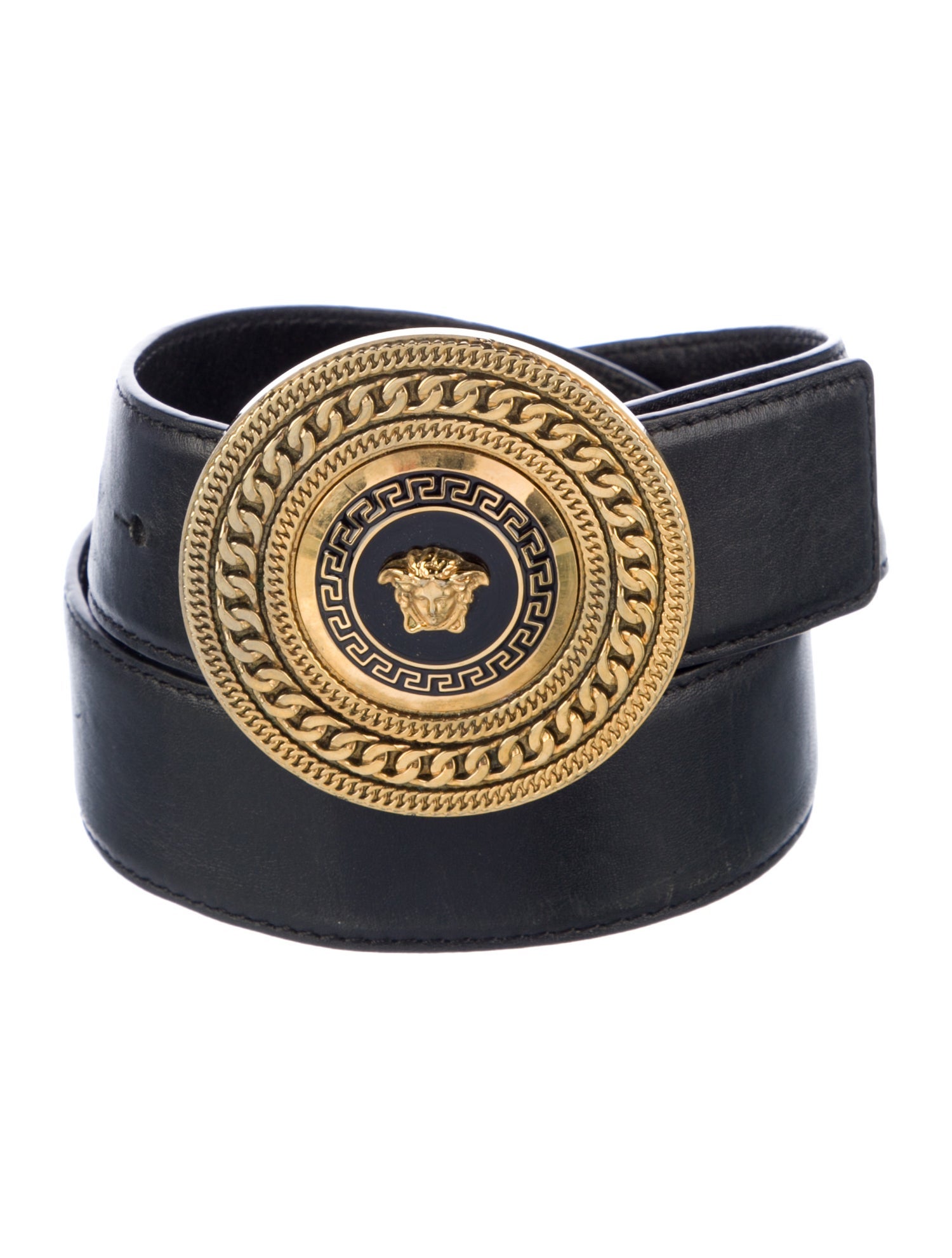 Versace Leather Waist Belt