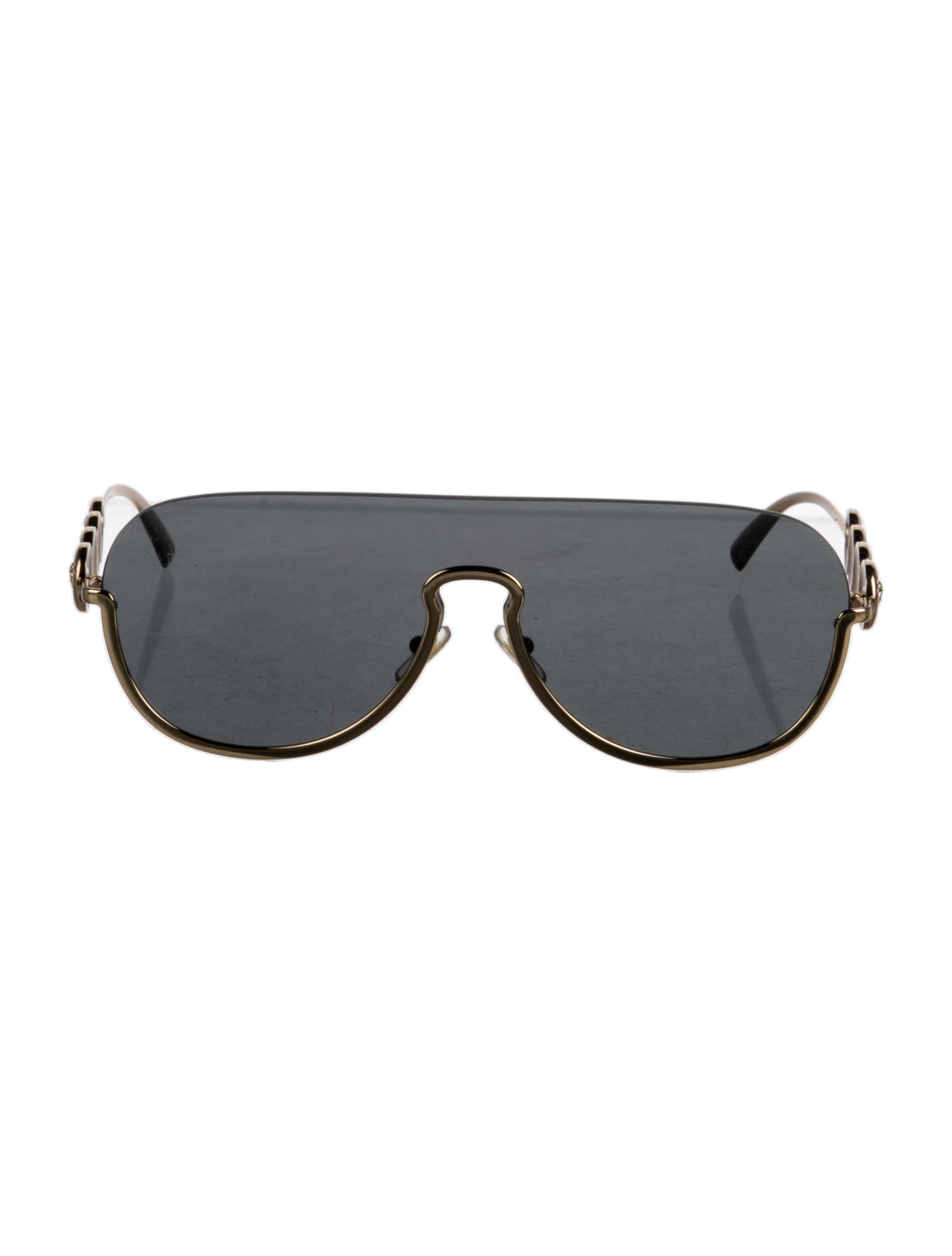 Versace Medusa Shield Sunglasses Medusa Insignia Sunglasses