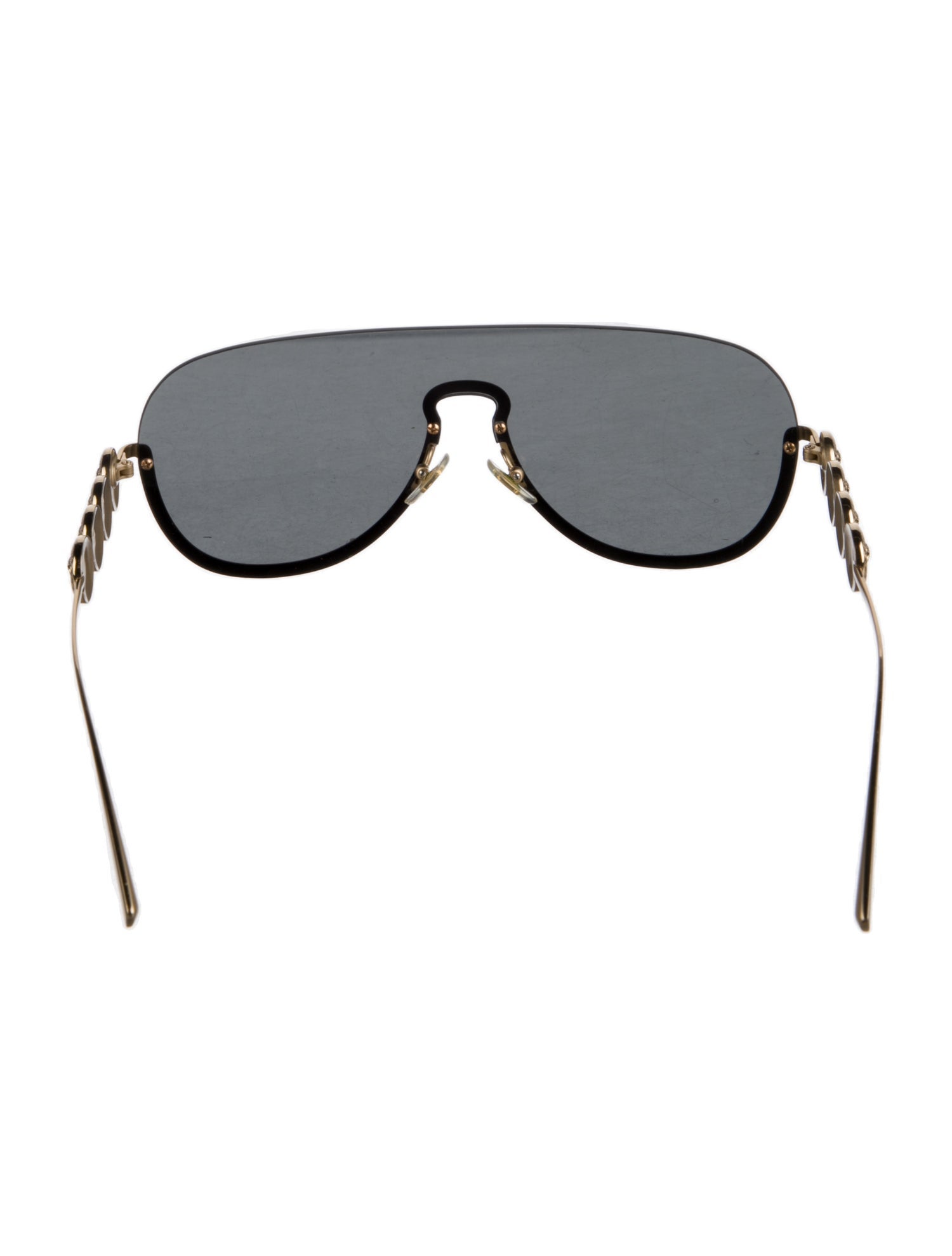 Versace Medusa Shield Sunglasses Medusa Insignia Sunglasses