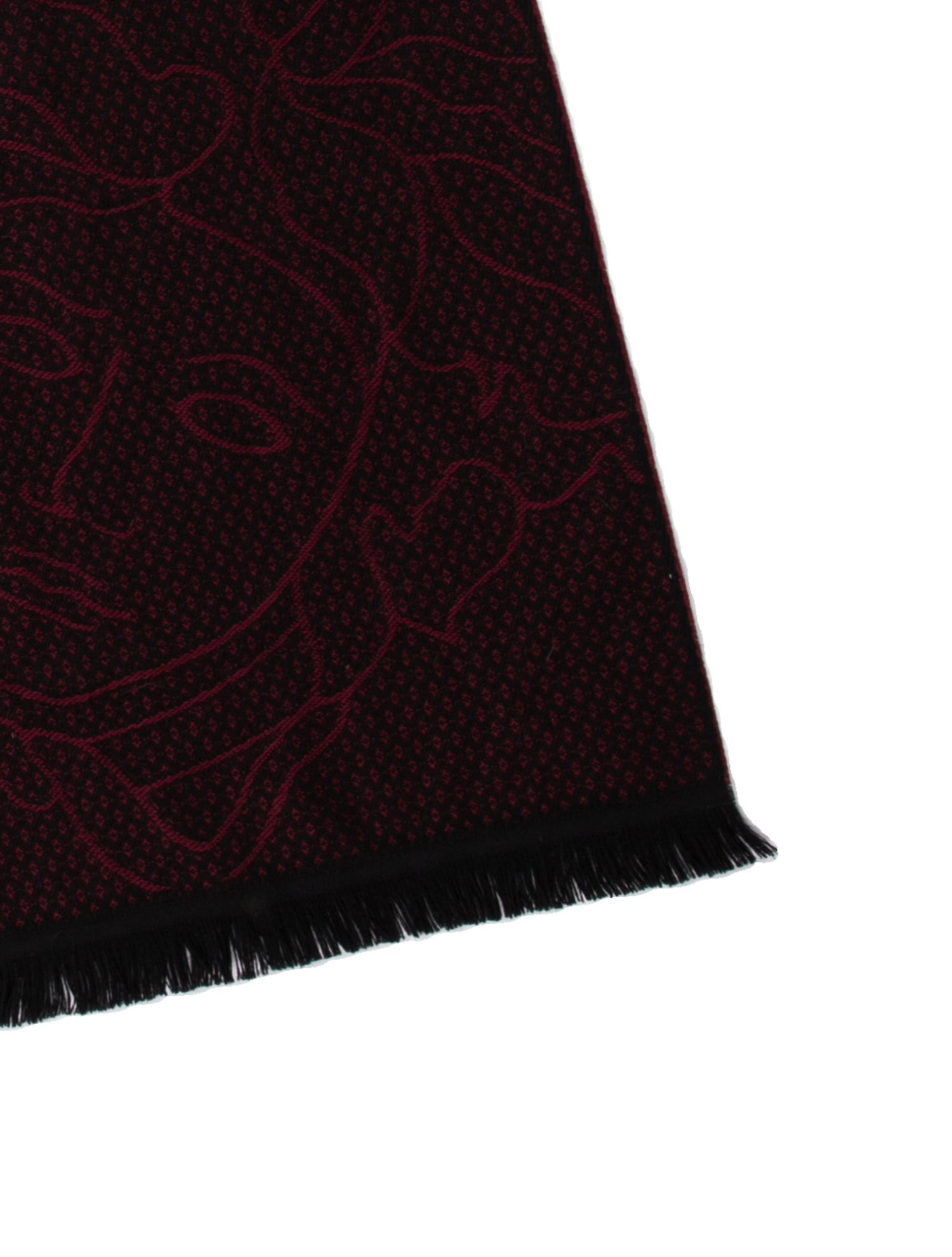 Versace Wool Printed Scarf