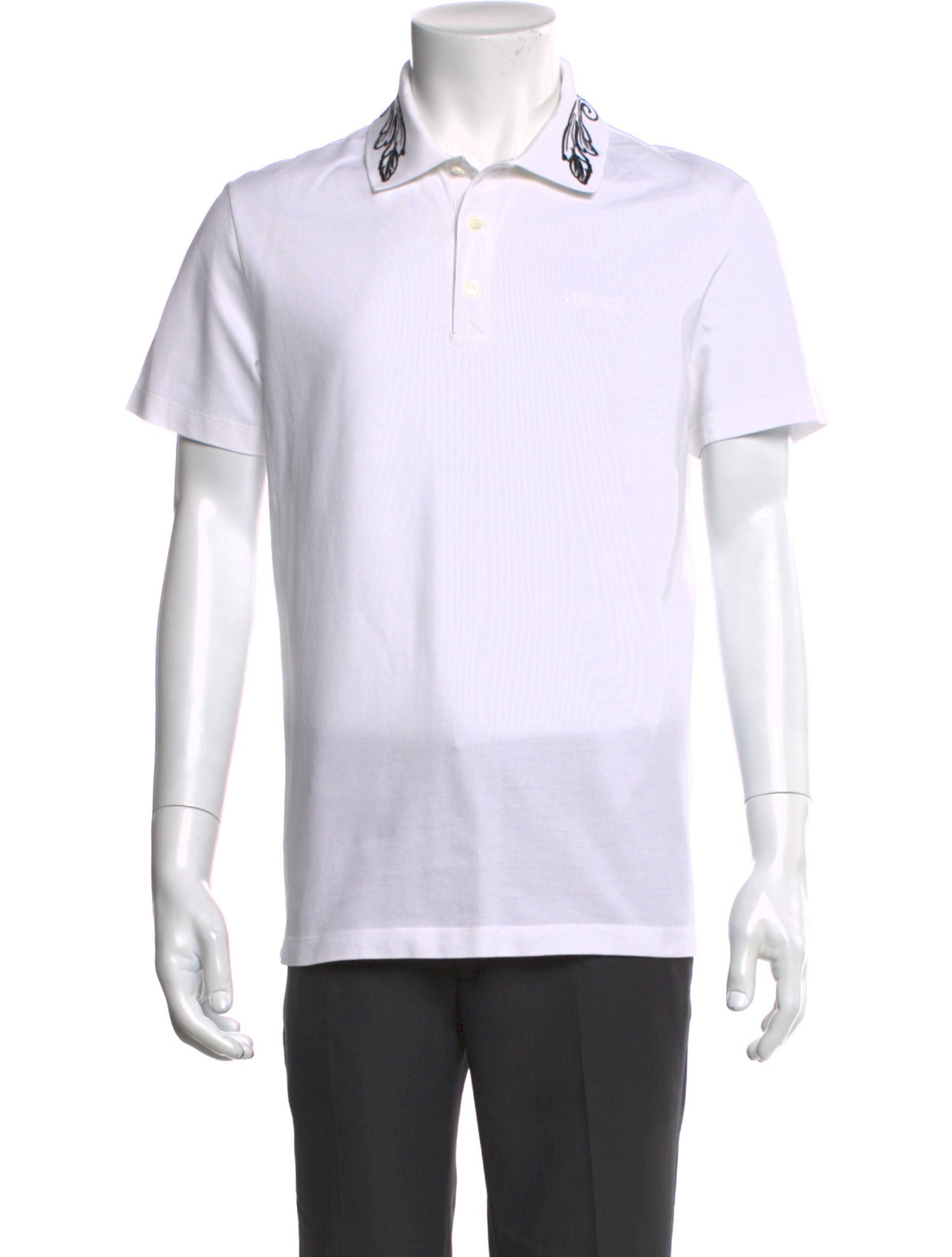 Versace Collar Short Sleeve Polo Shirt