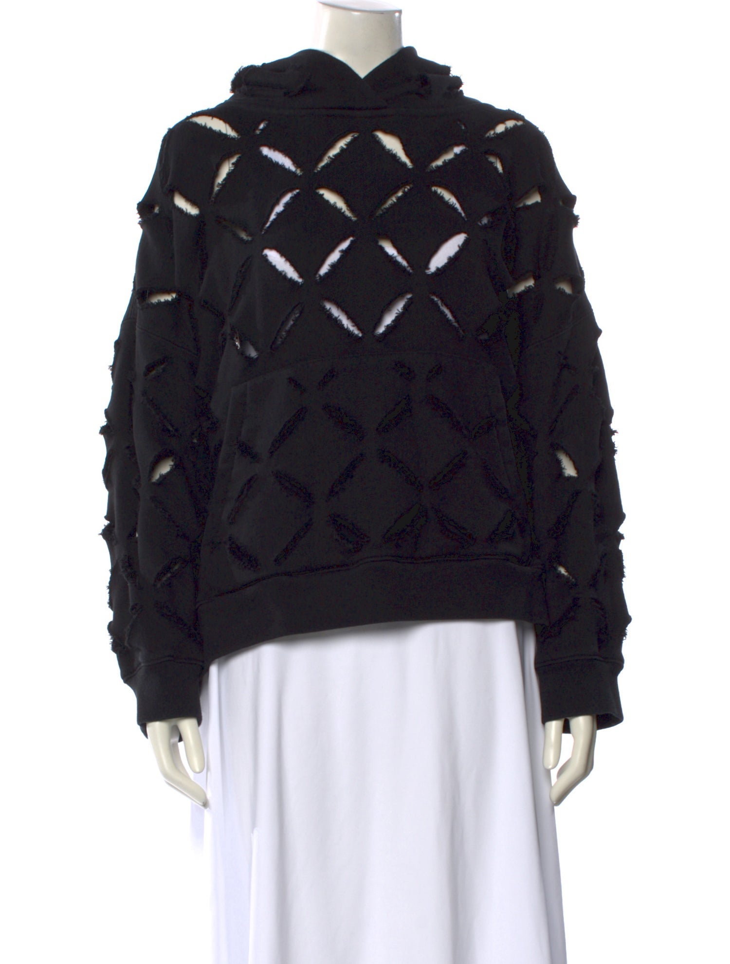 Versace Mock Neck Long Sleeve Sweatshirt