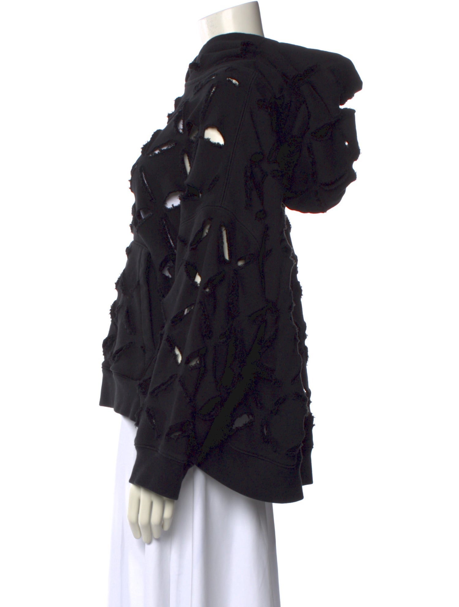 Versace Mock Neck Long Sleeve Sweatshirt