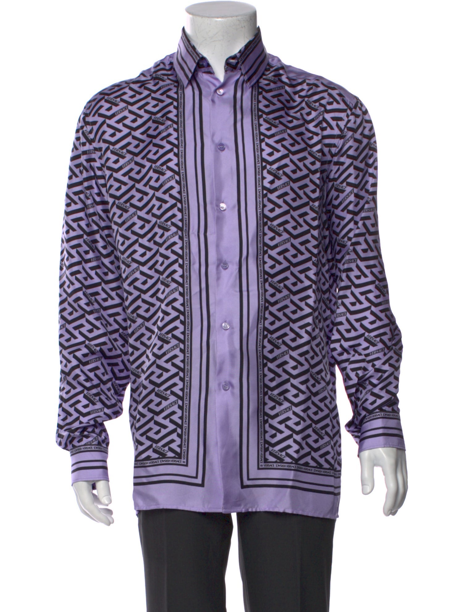 Versace Silk Printed Shirt