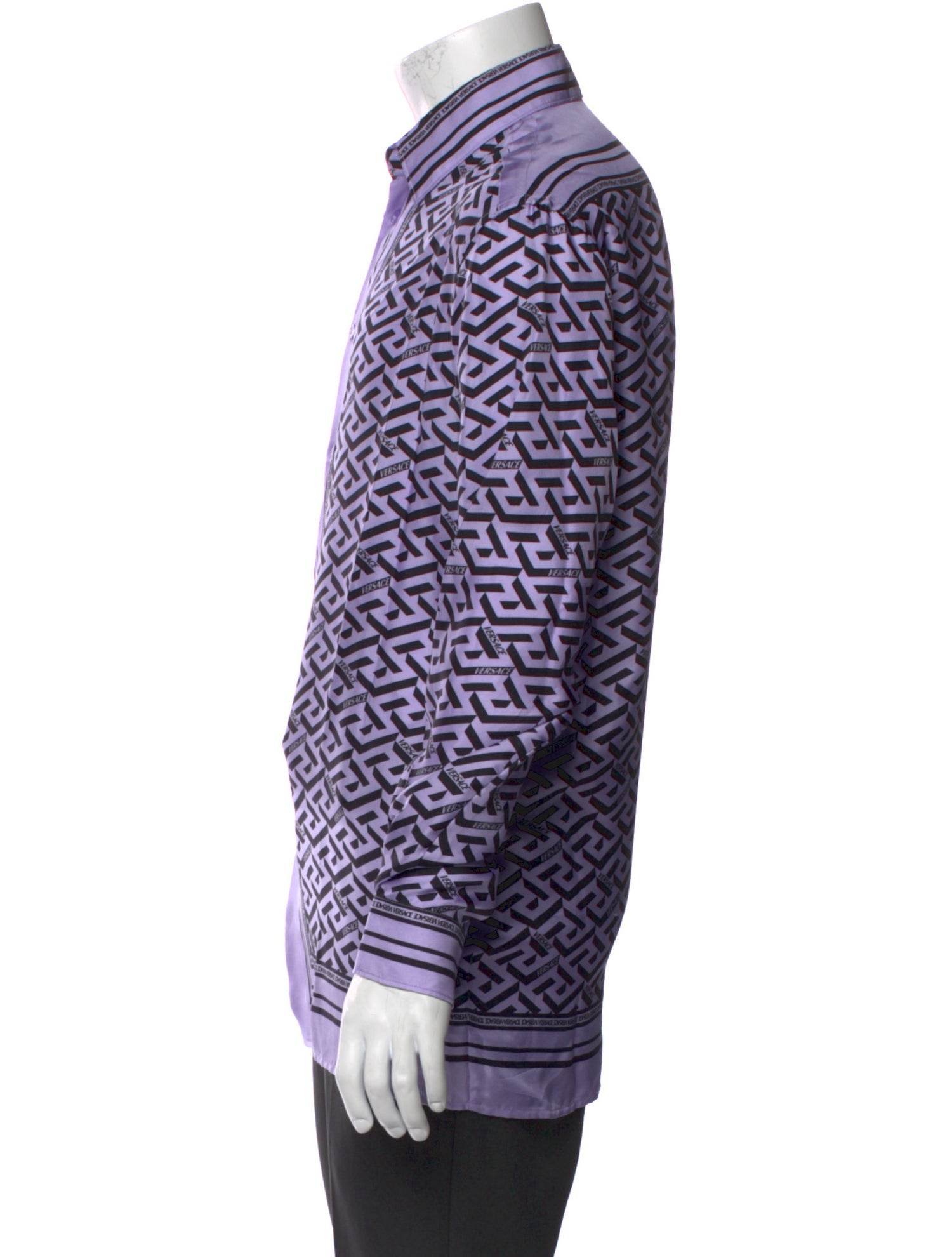 Versace Silk Printed Shirt