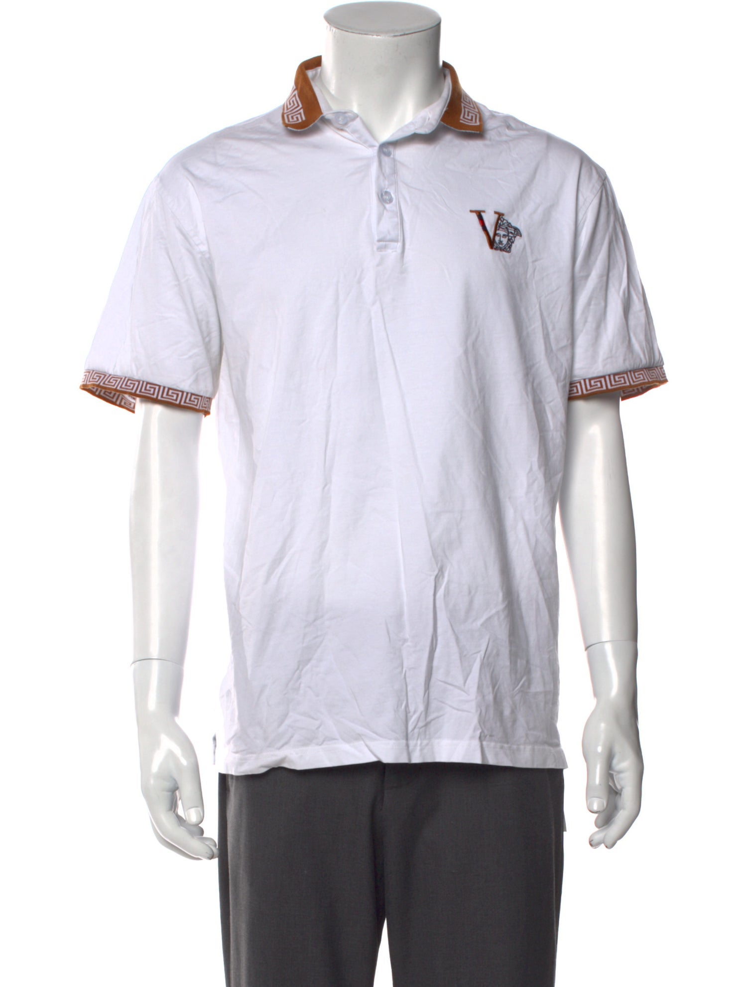 Versace Graphic Print Short Sleeve Shirt