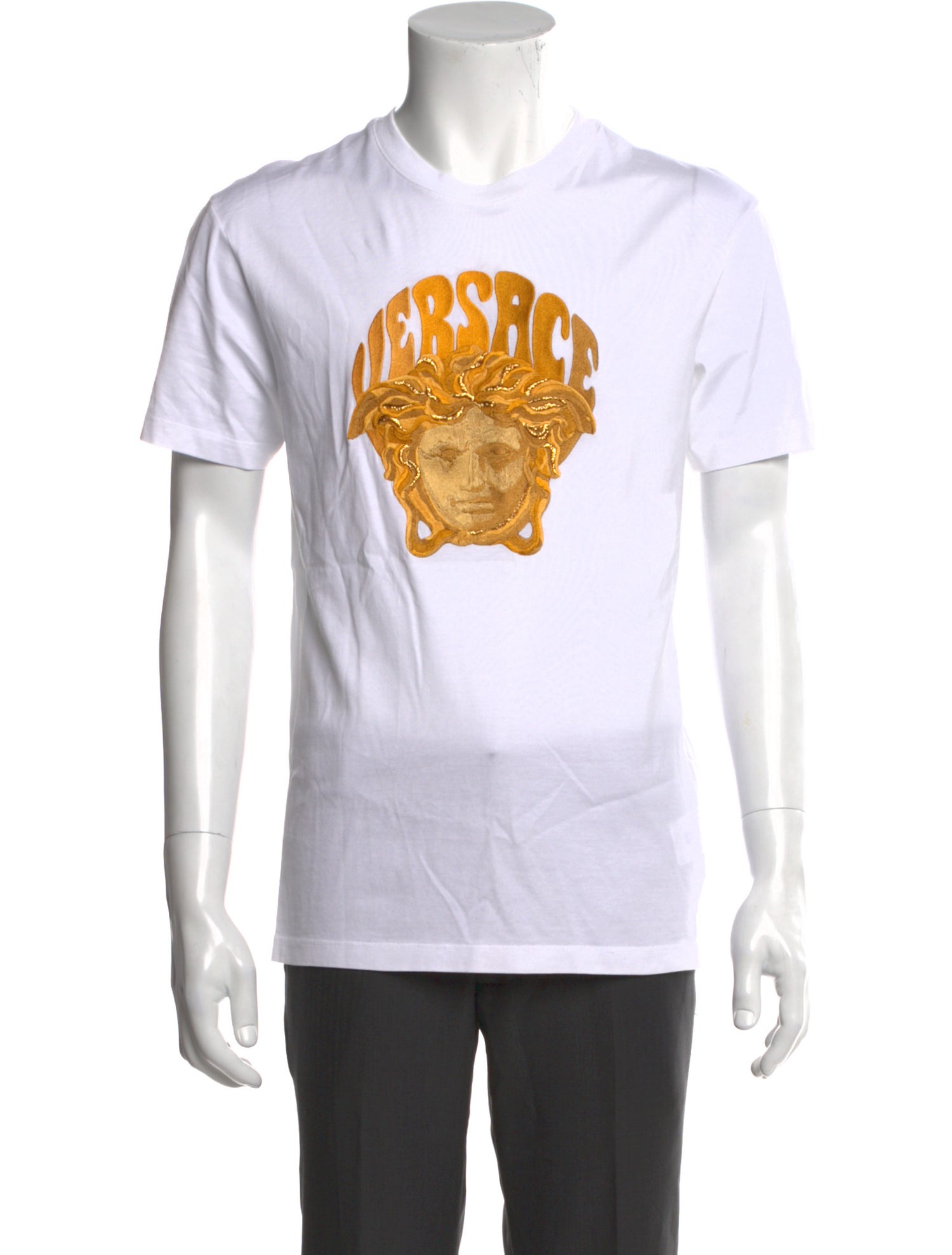Versace Medusa Insignia Crew Neck T-Shirt